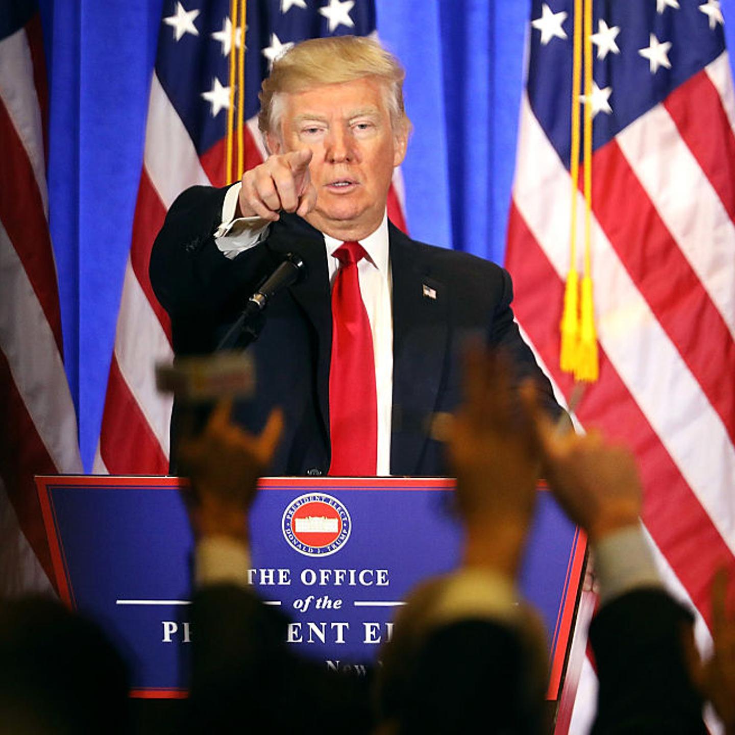 President-Elect Donald Trump Holds Press Conference In New York