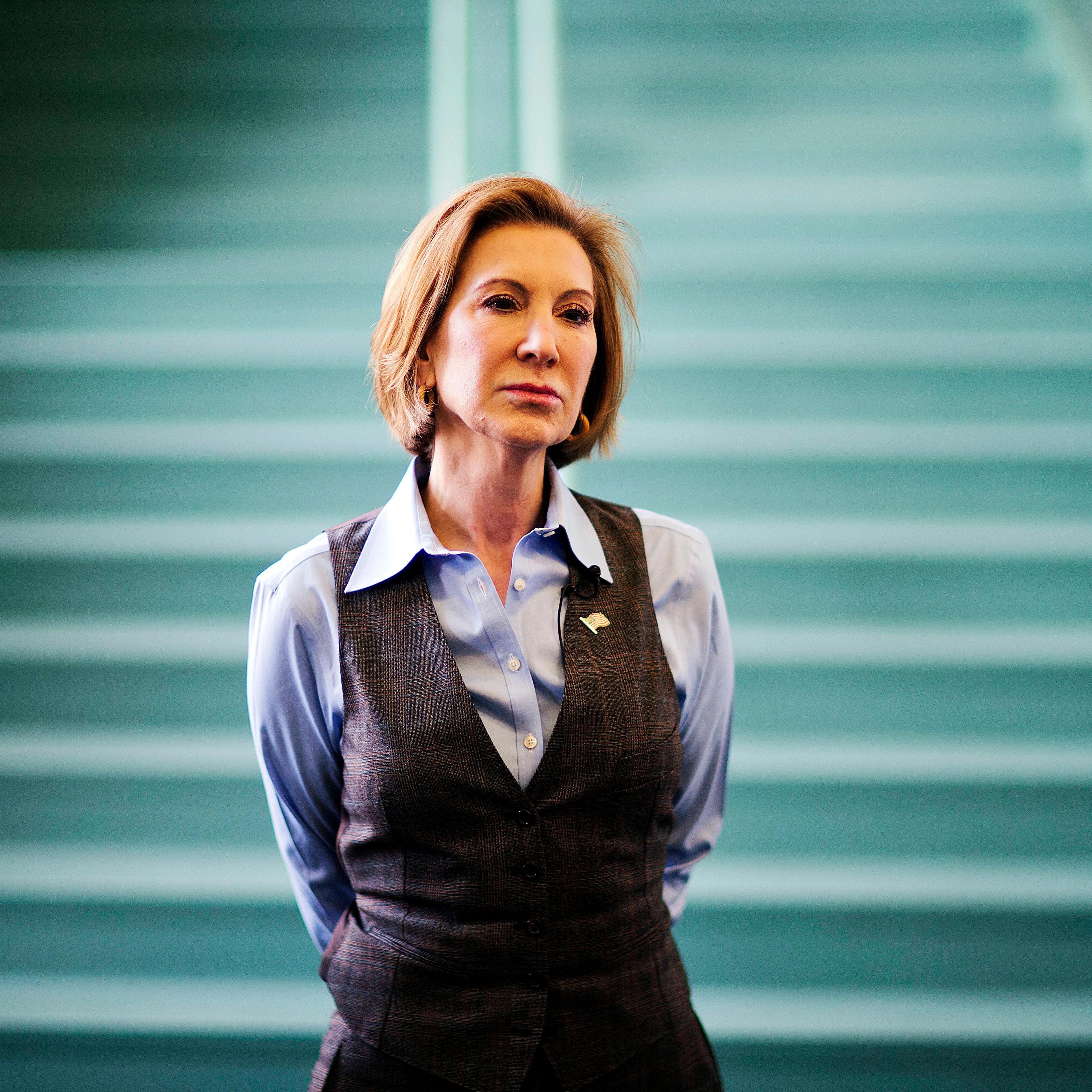 Republican presidential candidate Carly Fiorina on Feb. 6, 2016, in Goffstown, N.H.