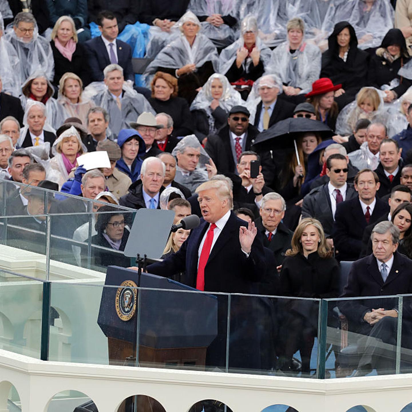 President Donald Trump at the U.S. Capitol on Jan. 20, 2017 in Washington, DC.