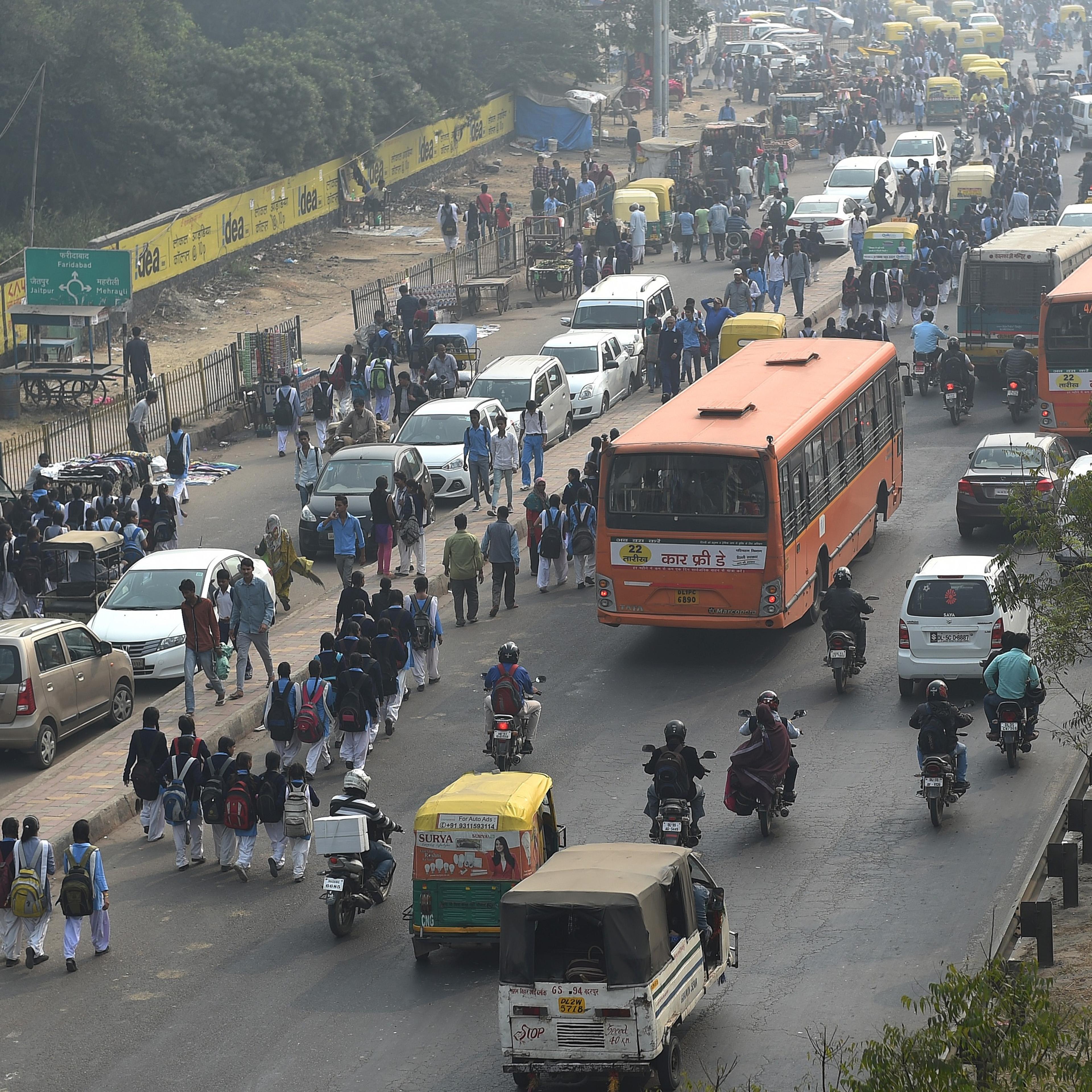 INDIA-POLLUTION-CLIMATE