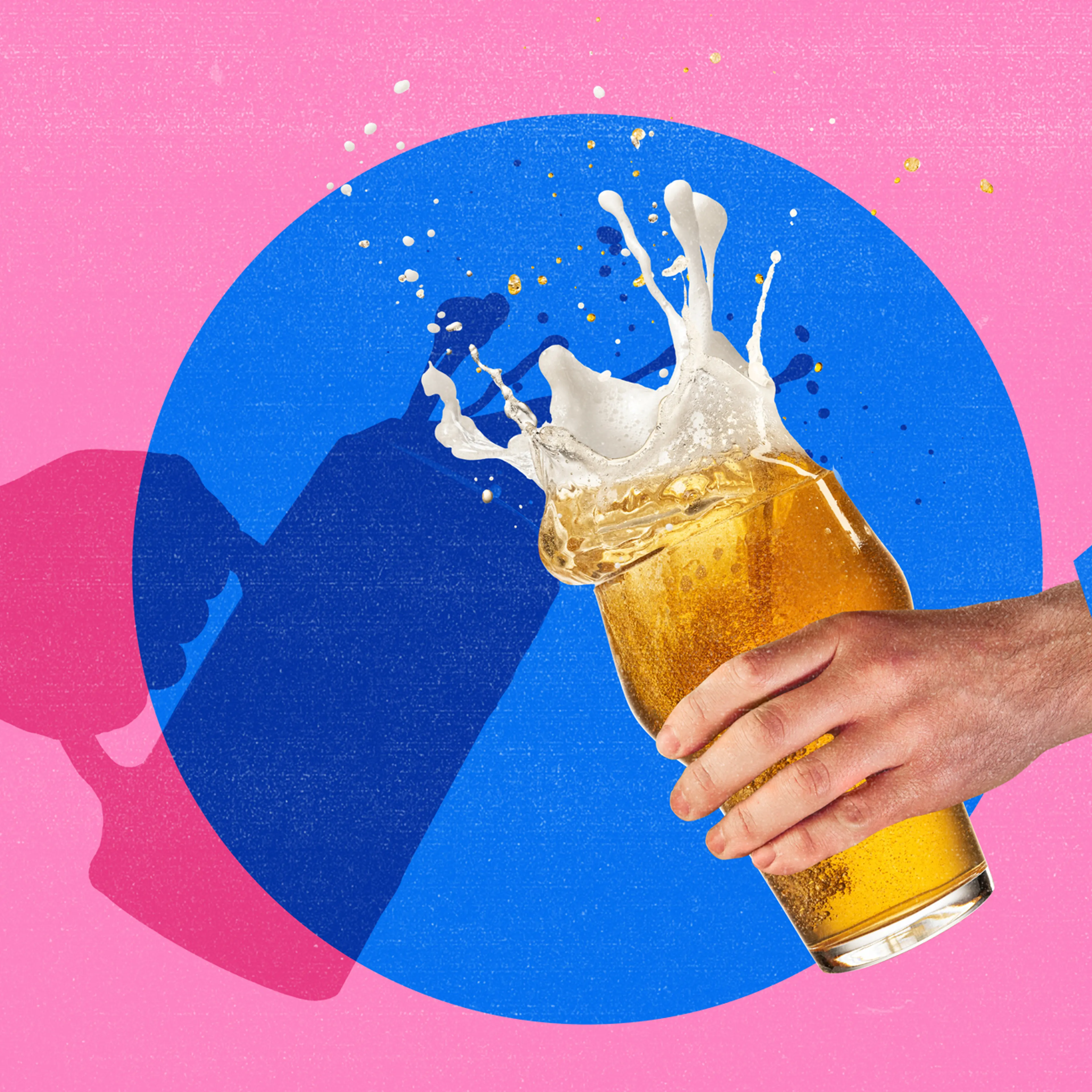 Dry January splash of beer