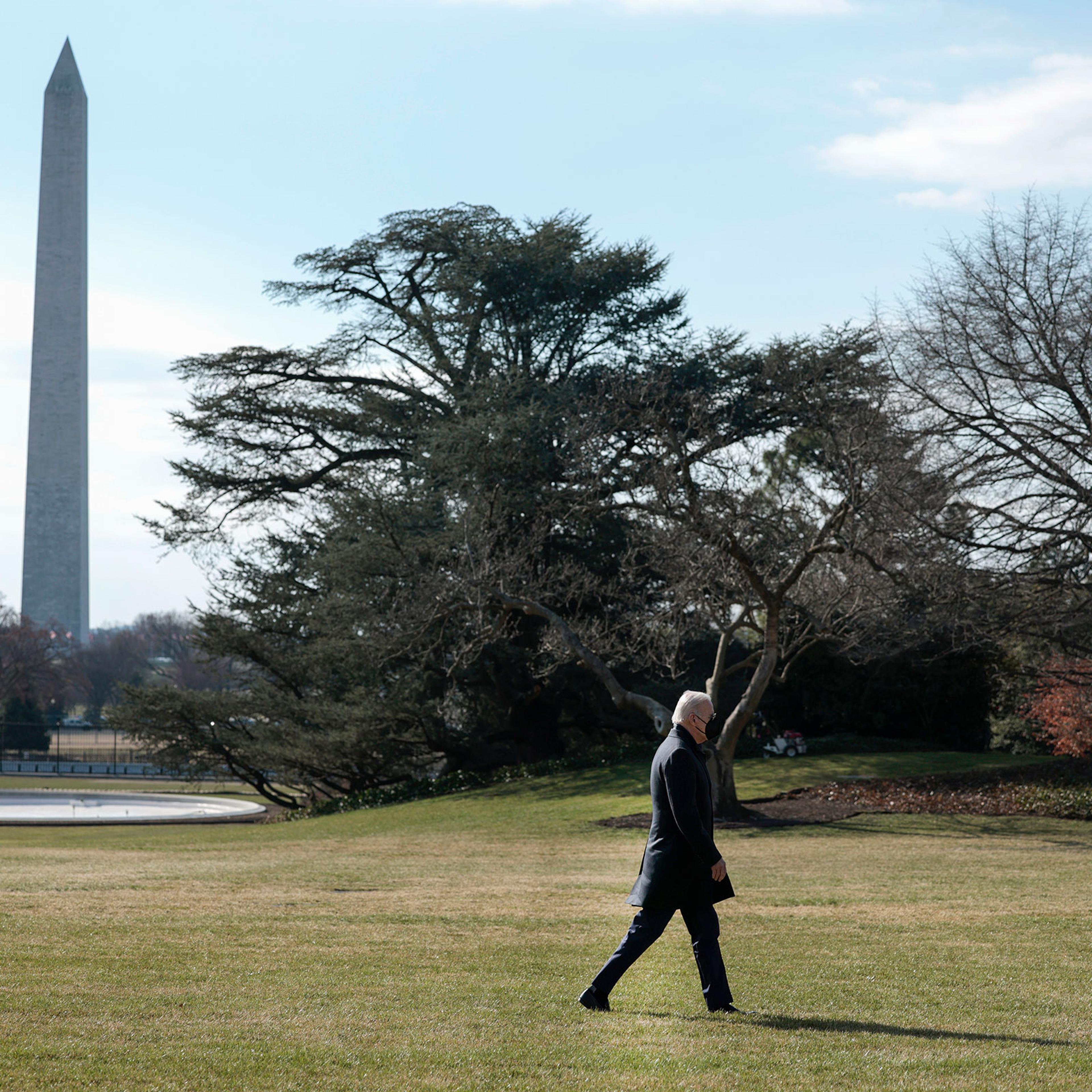 President Biden Returns To Washington, DC From Delaware