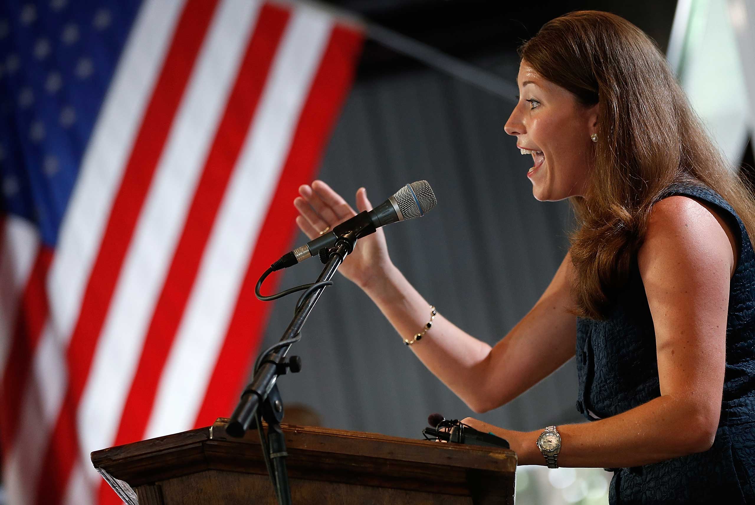 Democratic Challenger Alison Lundergan Grimes And Senate Minority Leader McConnell Locked In Tight Race