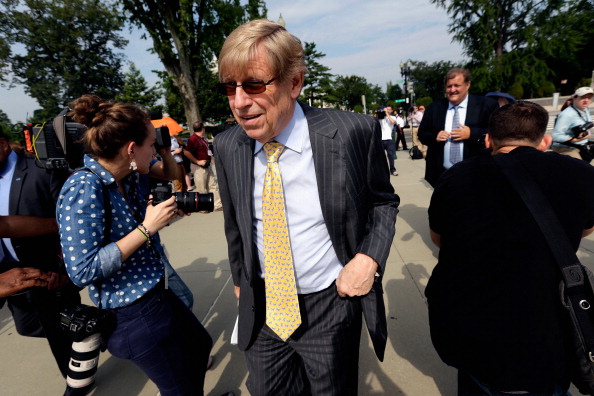 Attorney Ted Olson walks up to the U.S. Supreme Court building June 24, 2013 in Washington DC. The high court is expected to rule this week on some high profile decisions including California's Proposition 8, the controversial ballot initiative that defi