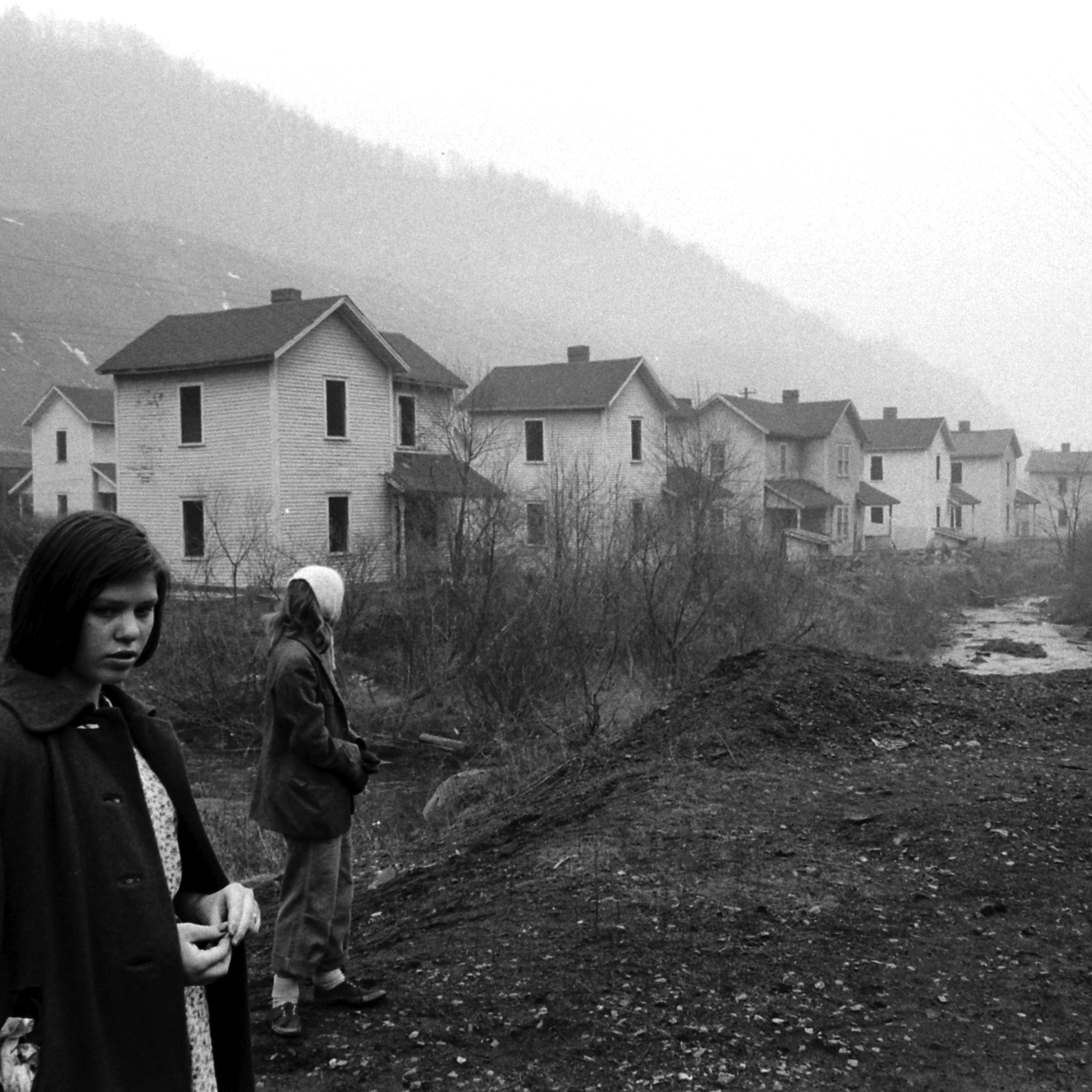 Poverty in mining towns in Kentucky and West Virgina in 1959.