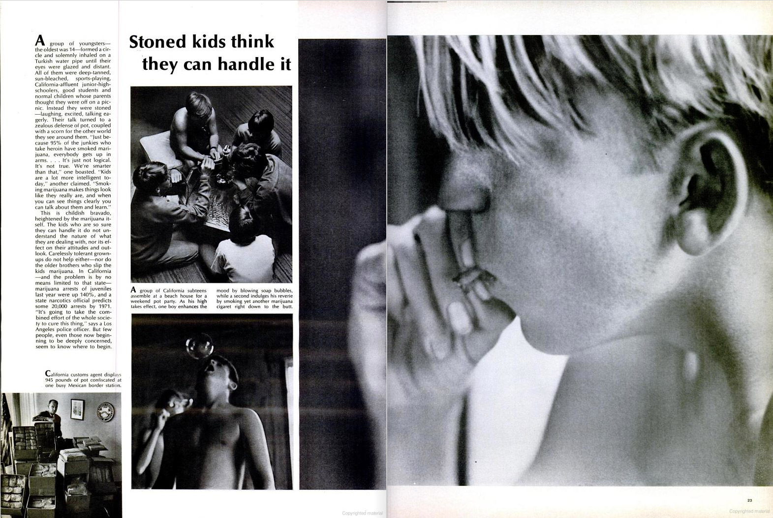 Marijuana story from LIFE magazine, July 7, 1967