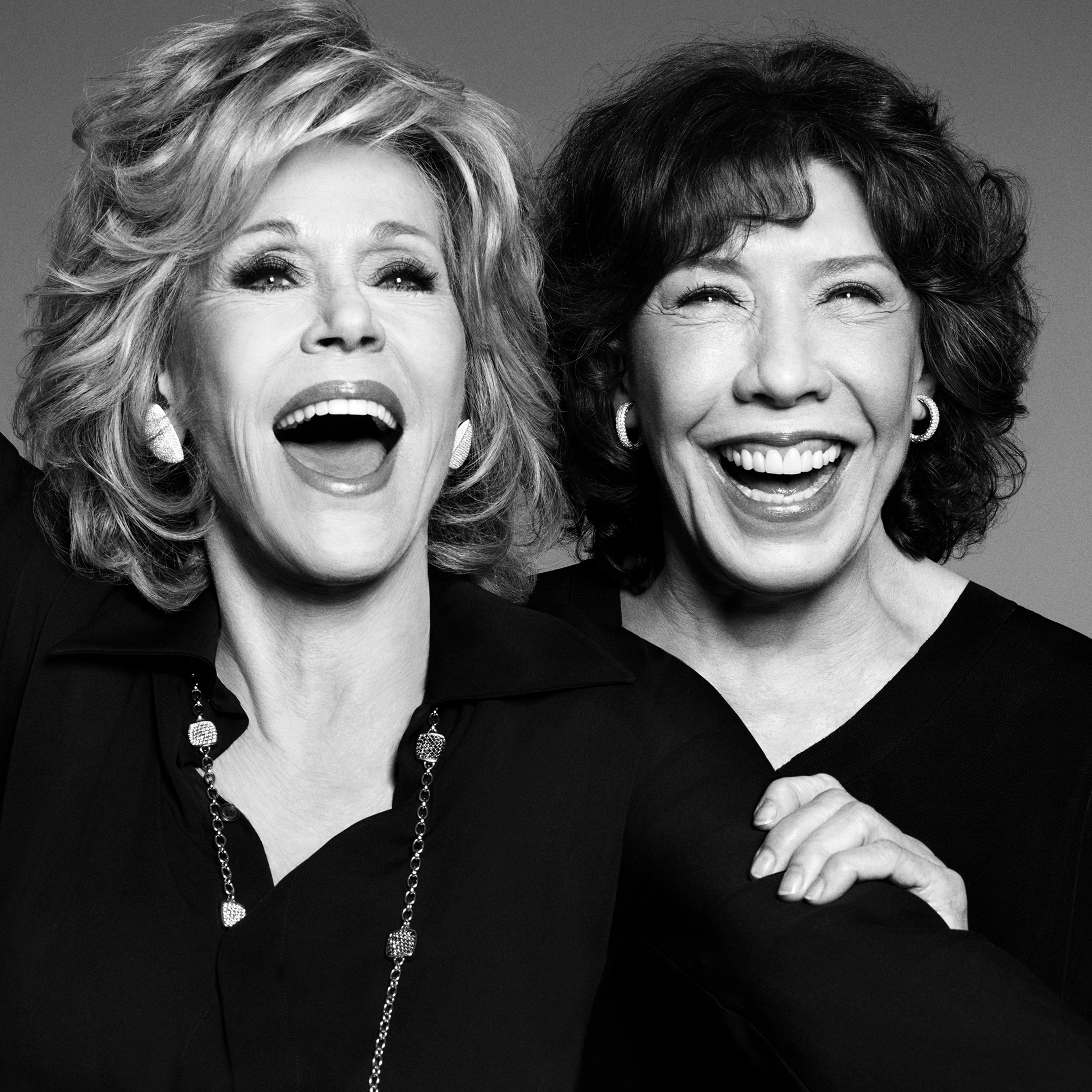 Queens of comedy: Old friends Fonda and Tomlin team up for their first project together in 35 years.