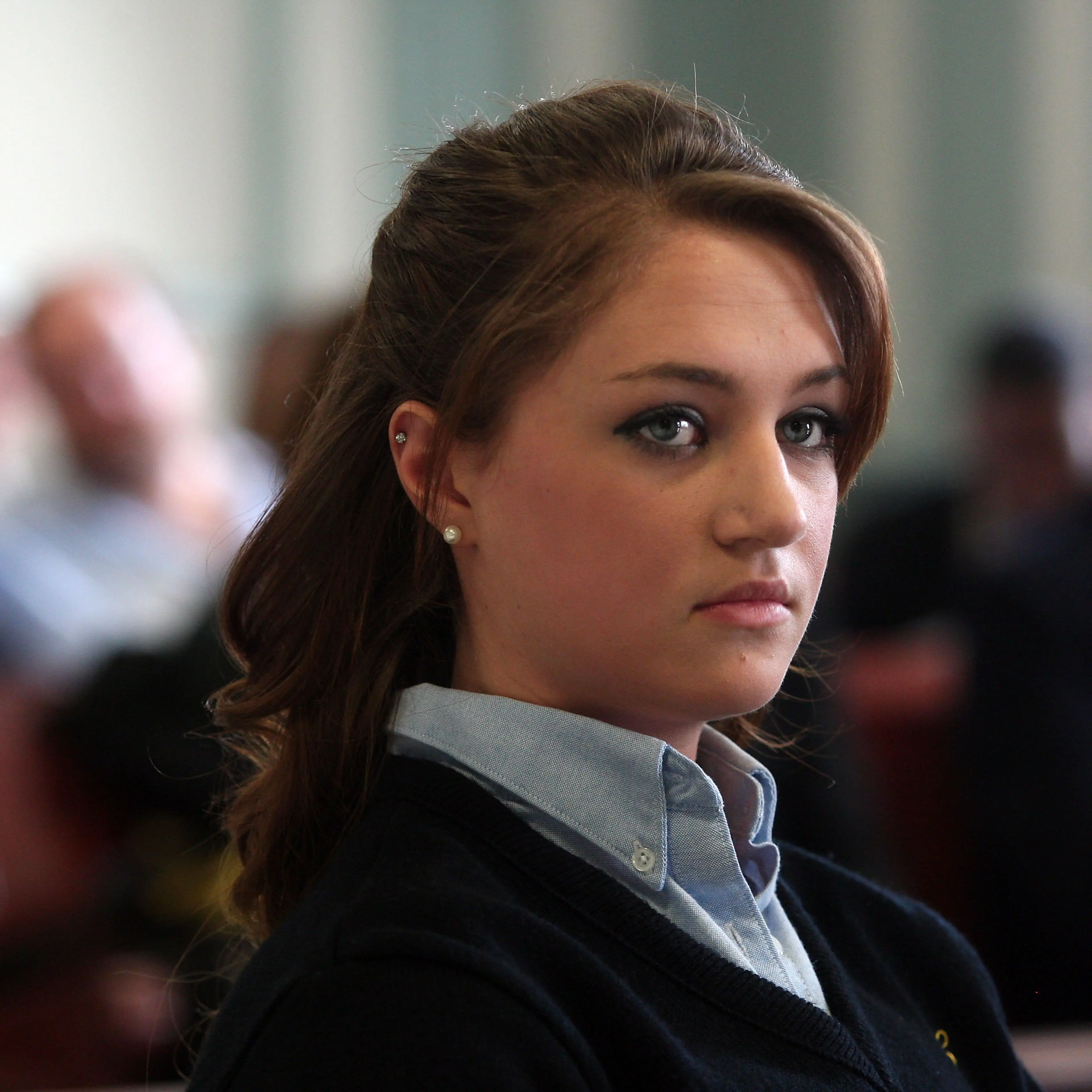 High school senior Rachel Canning, 18, appears in Morris County Superior Court in Morristown, N.J., on March 4, 2014.
