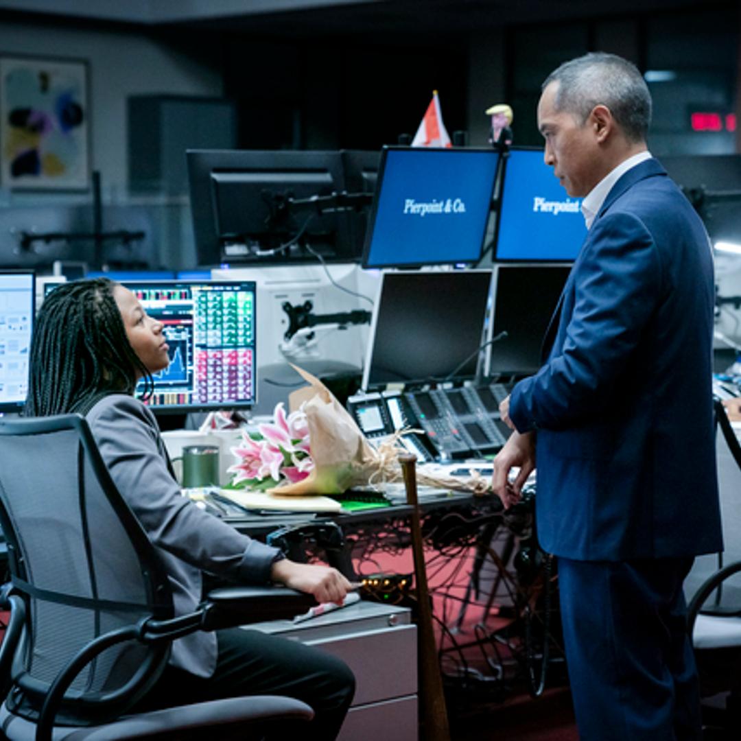 Myha'la Herrold and Ken Leung in 'Industry'