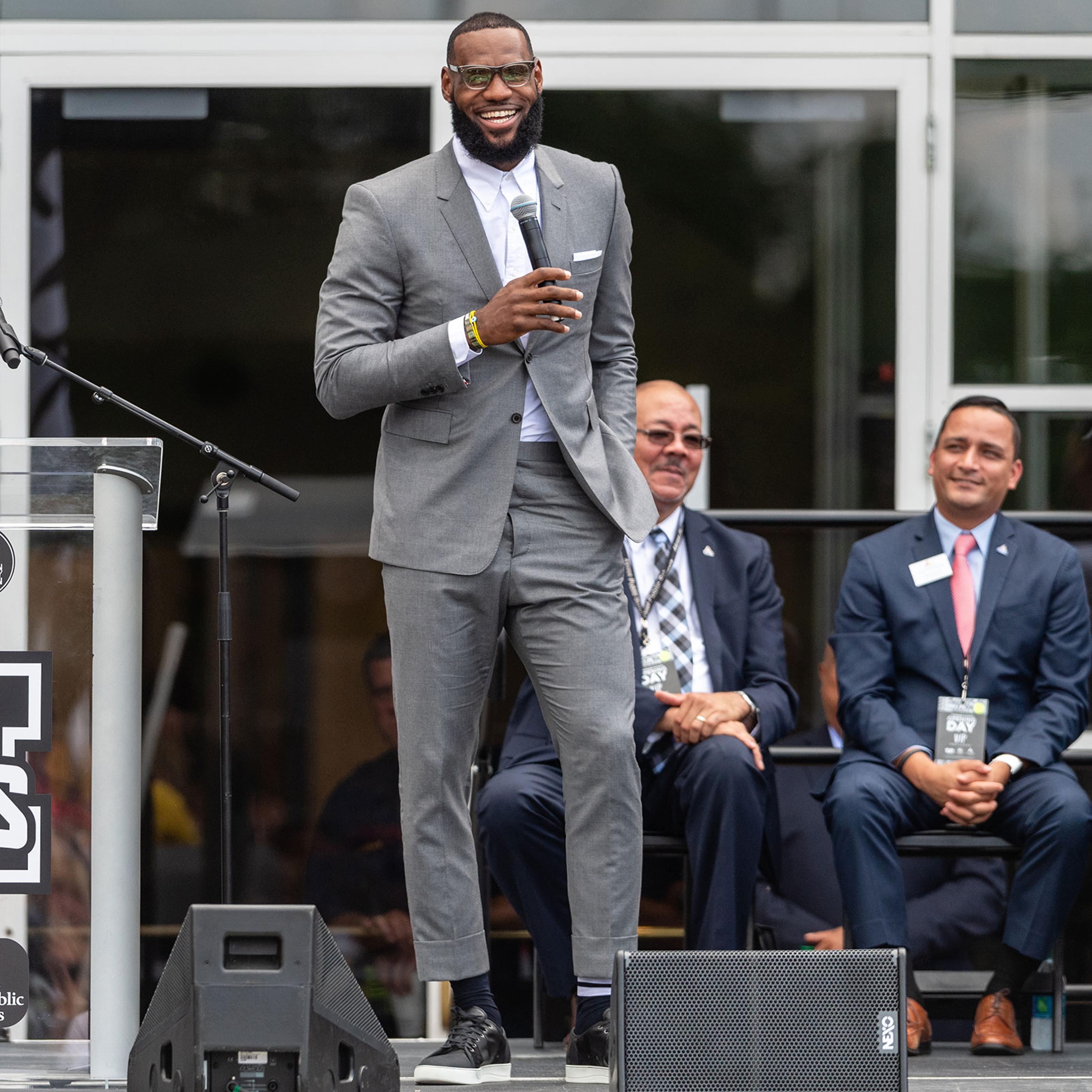 I Promise School Grand Opening Celebration With LeBron James