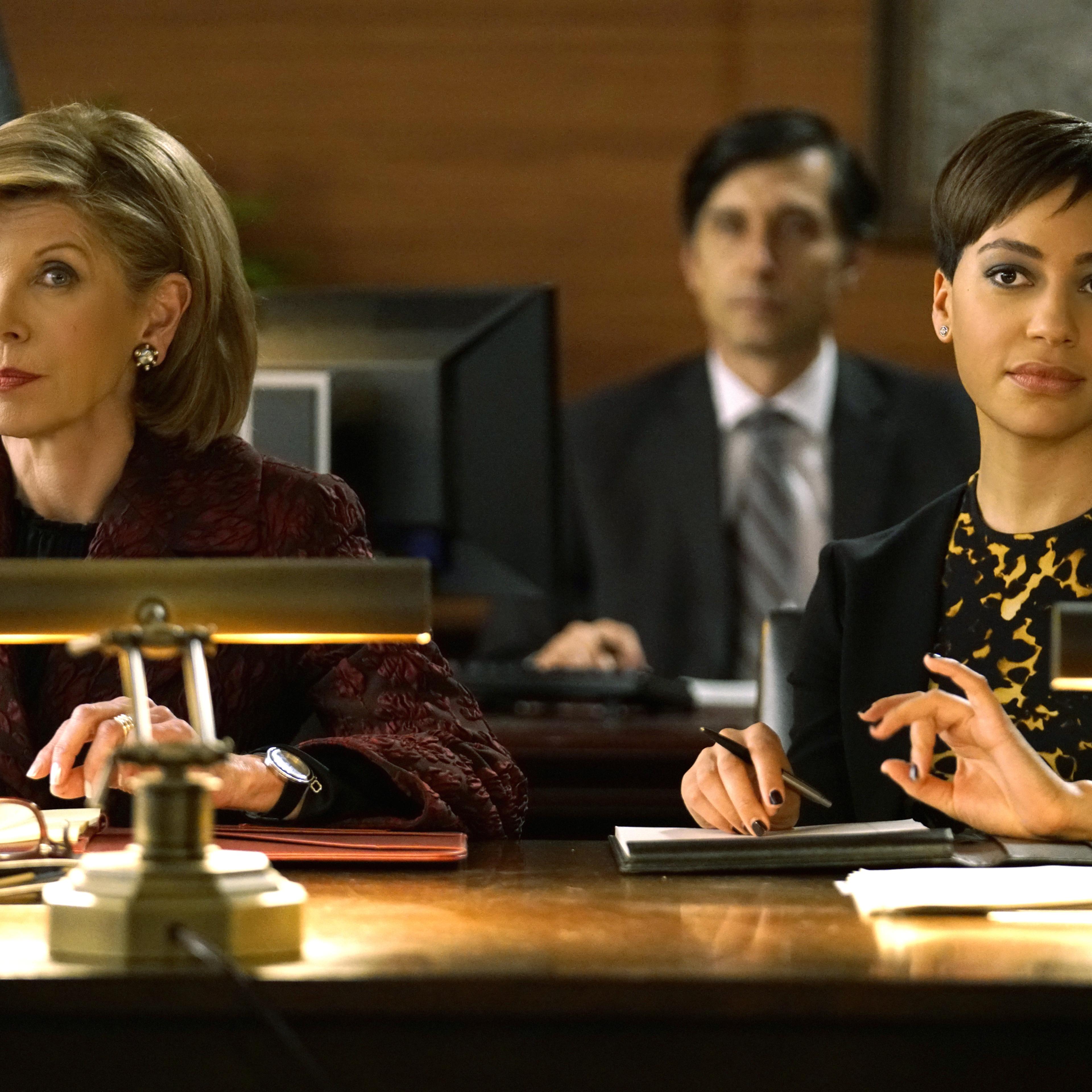 Ep 103-- Episodic coverage of THE GOOD FIGHT. Pictured: (l-r) Christine Baranski as Diane Lockhart, Cush Jumbo as Lucca Quin. Photo: Patrick Harbron/CBS é2016 CBS Interactive, Inc. All Rights Reserved