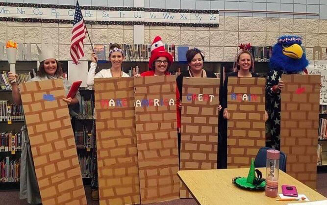 Middleton Heights Elementary School teachers are under fire for their Mexican Border inspired costumes.