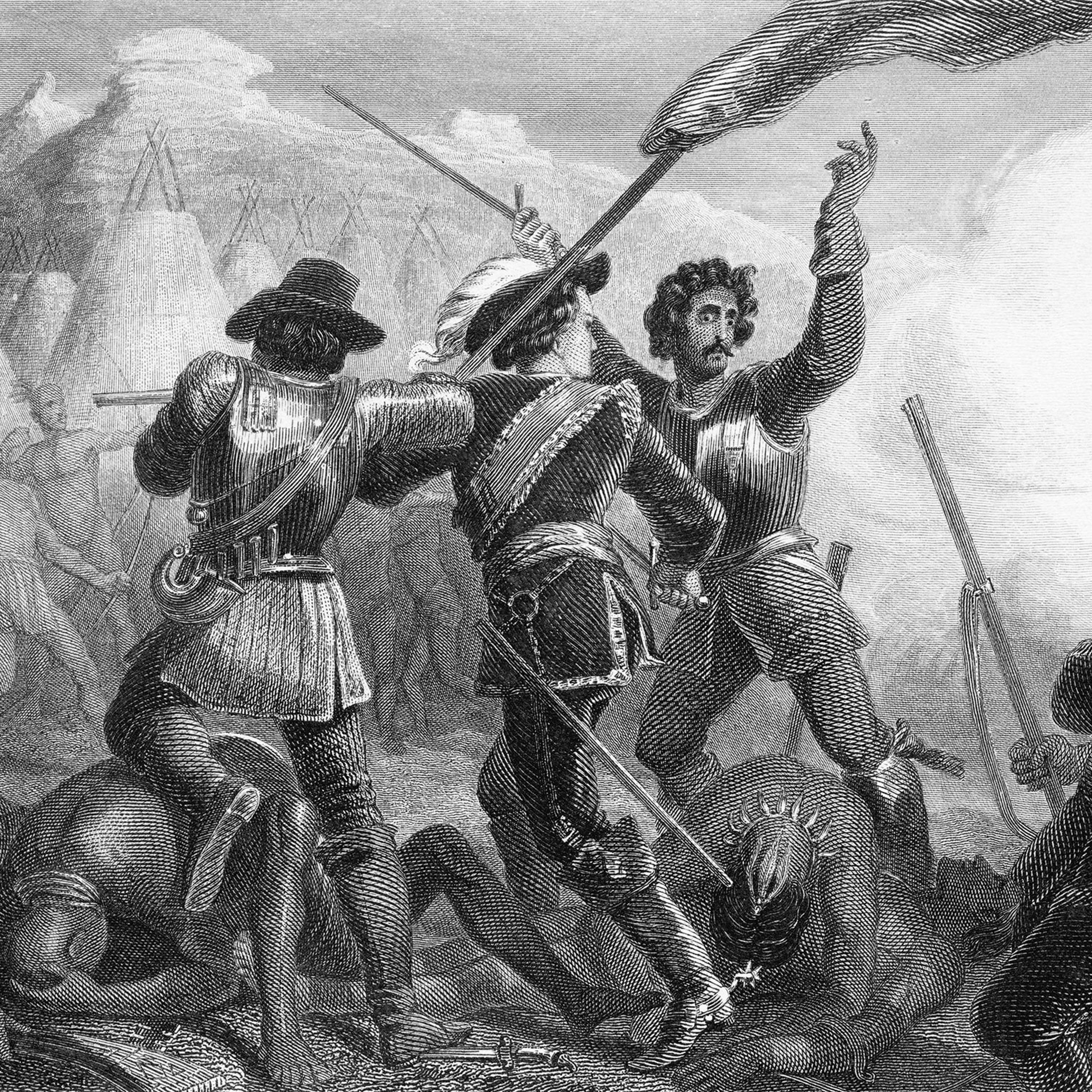 Pequot War Scene