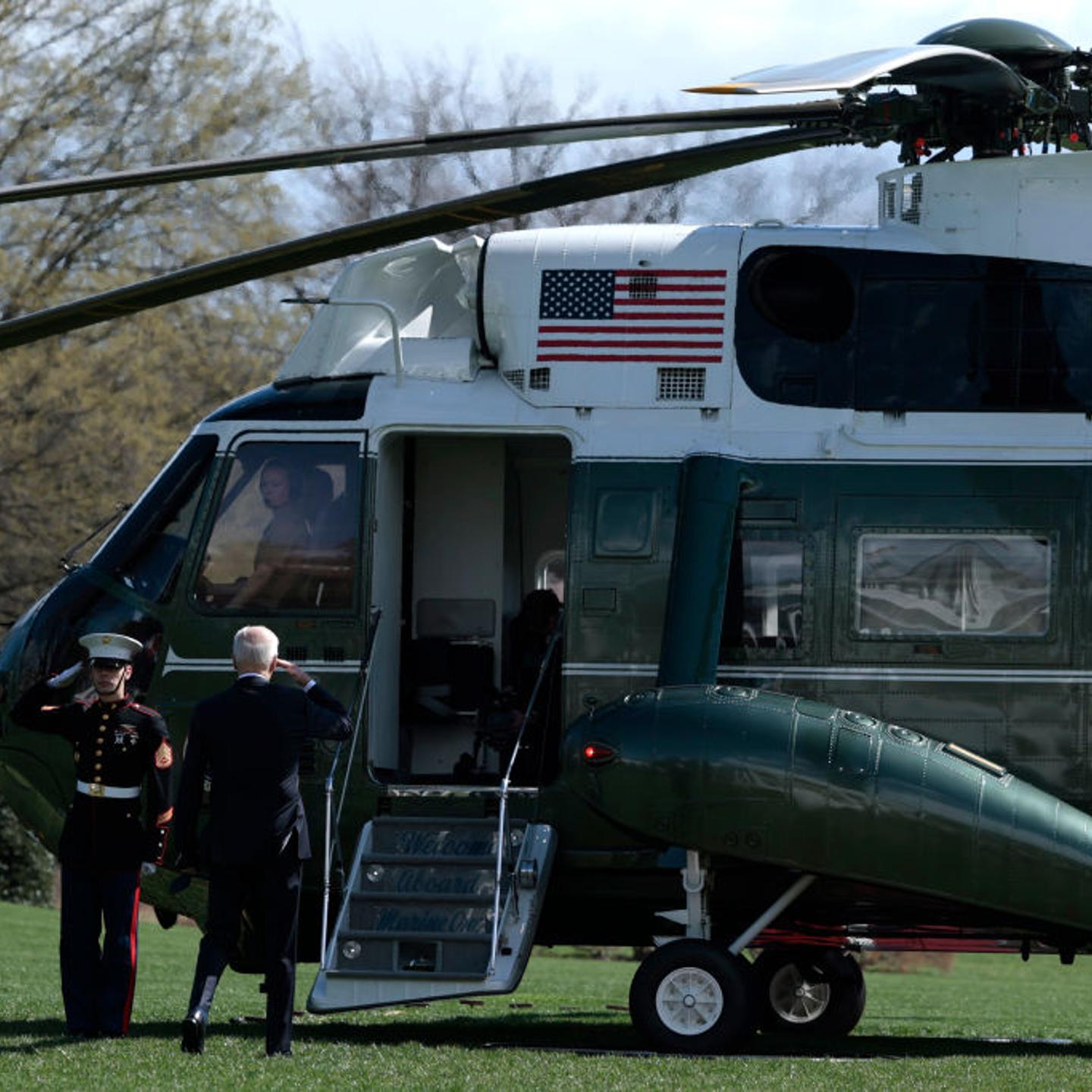 President Biden Departs For Weekend In Delware