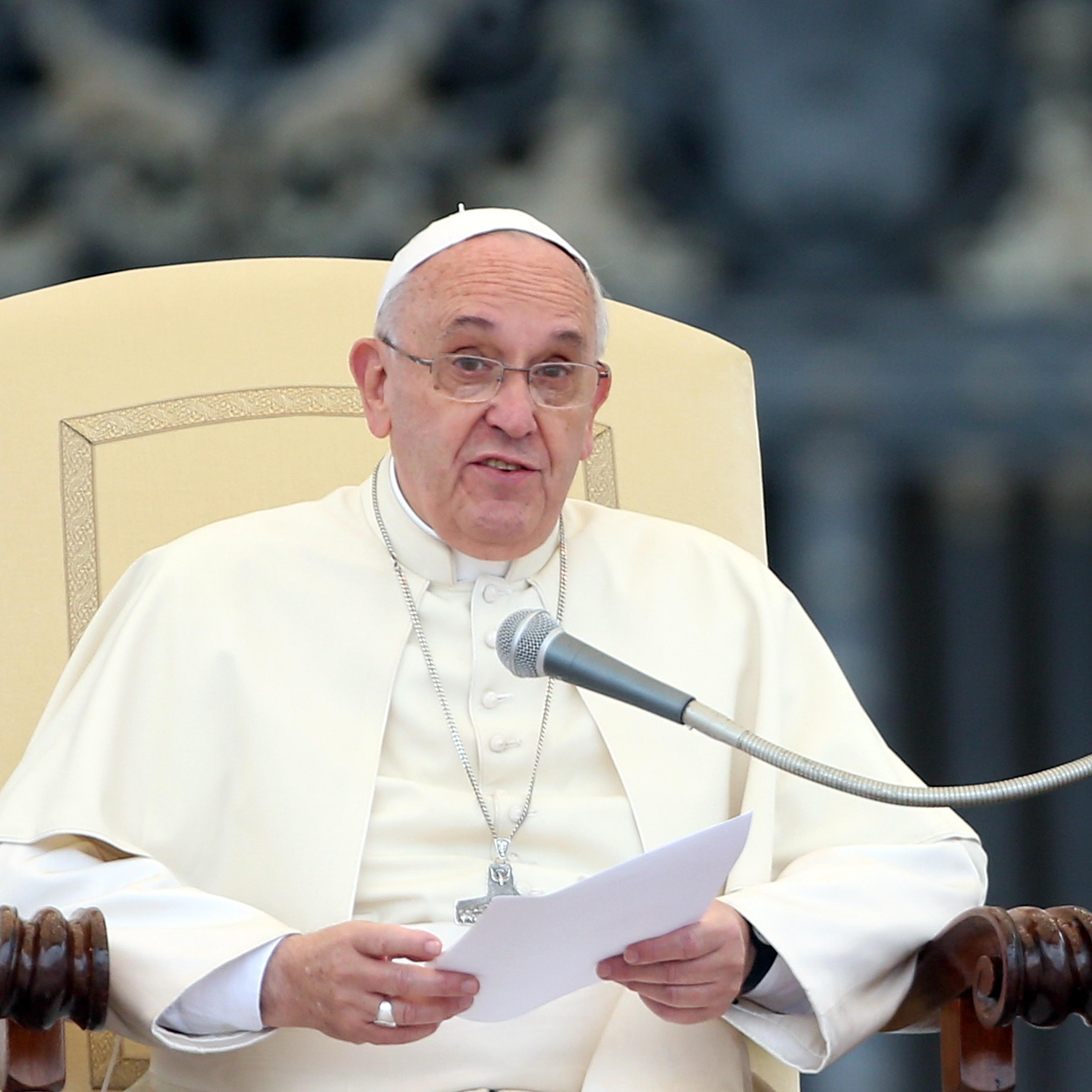 Pope attends His Weekly Audience St. Peter's Square