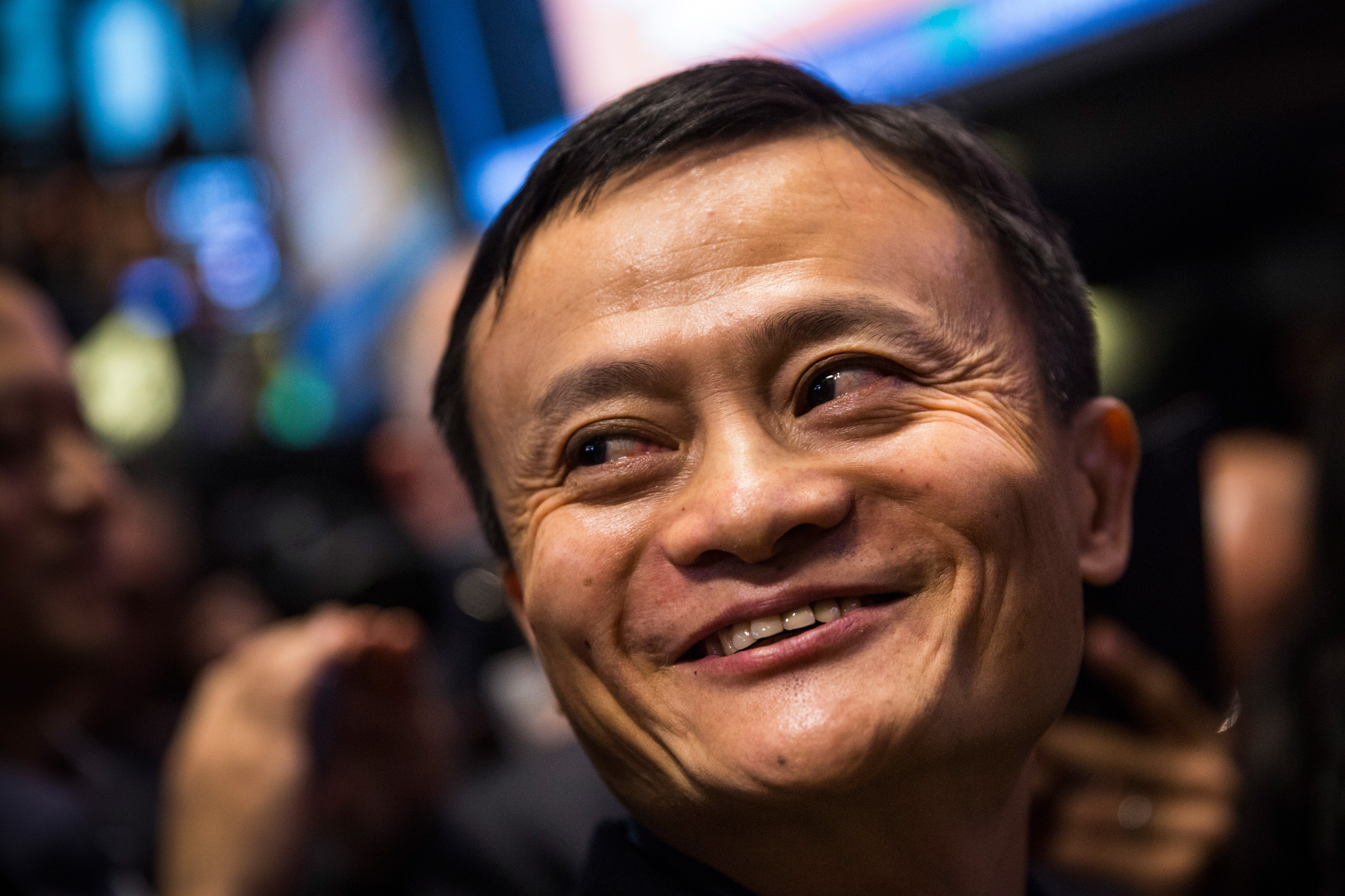 China-Based Internet Company Alibaba Debuts On New York Stock Exchange