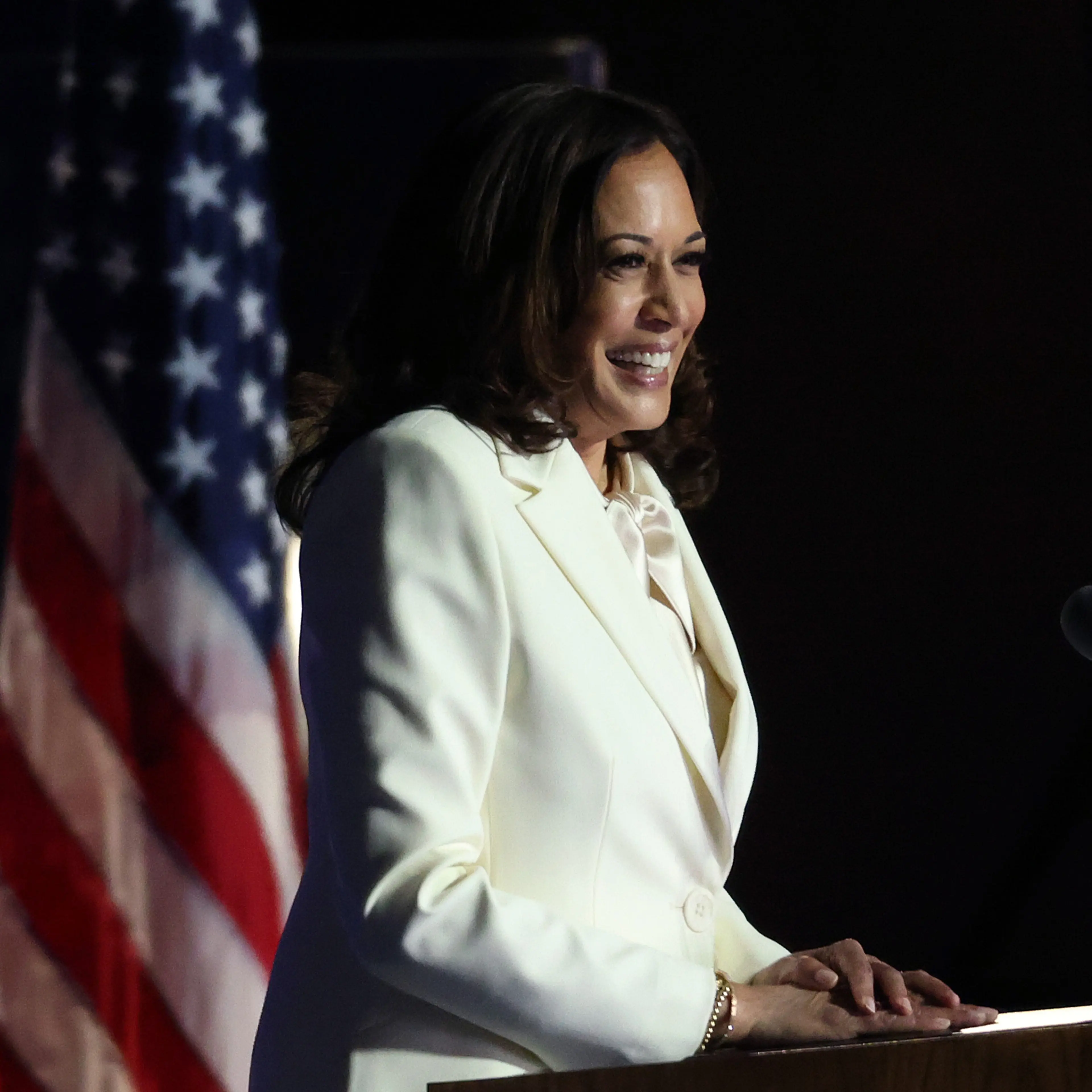 President-Elect Joe Biden And Vice President-Elect Kamala Harris Address The Nation After Election Win