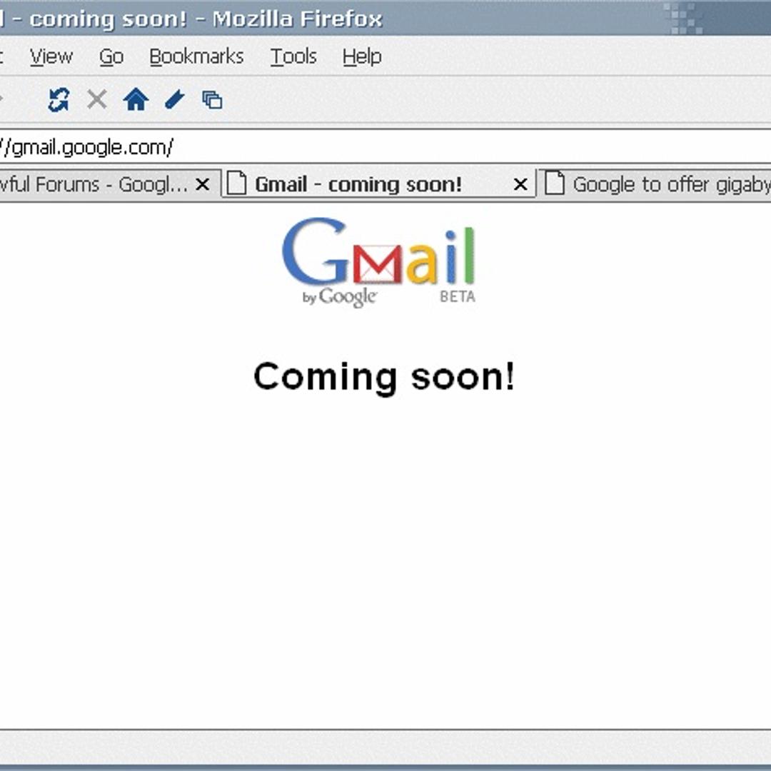 Gmail Coming Soon
