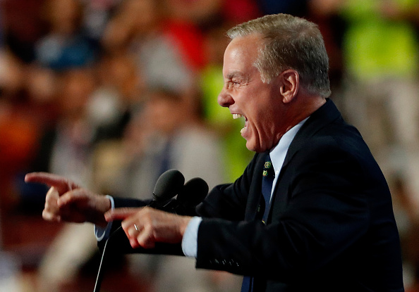 Former Vermont Gov. Howard Dean speaks on the second day of the Democratic National Convention at the Wells Fargo Center, July 26, 2016 in Philadelphia, Pennsylvania.