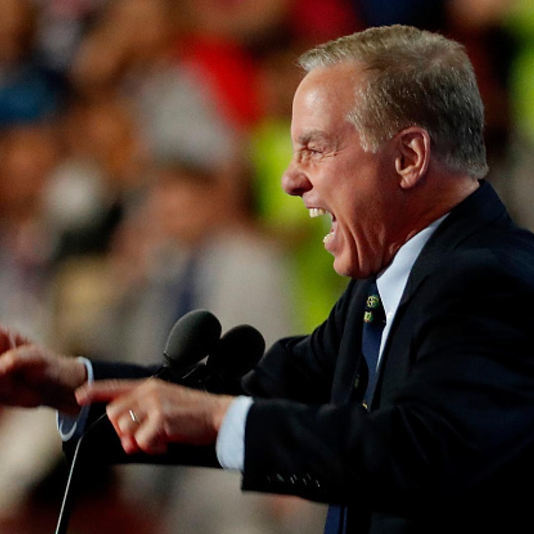 Former Vermont Gov. Howard Dean speaks on the second day of the Democratic National Convention at the Wells Fargo Center, July 26, 2016 in Philadelphia, Pennsylvania.