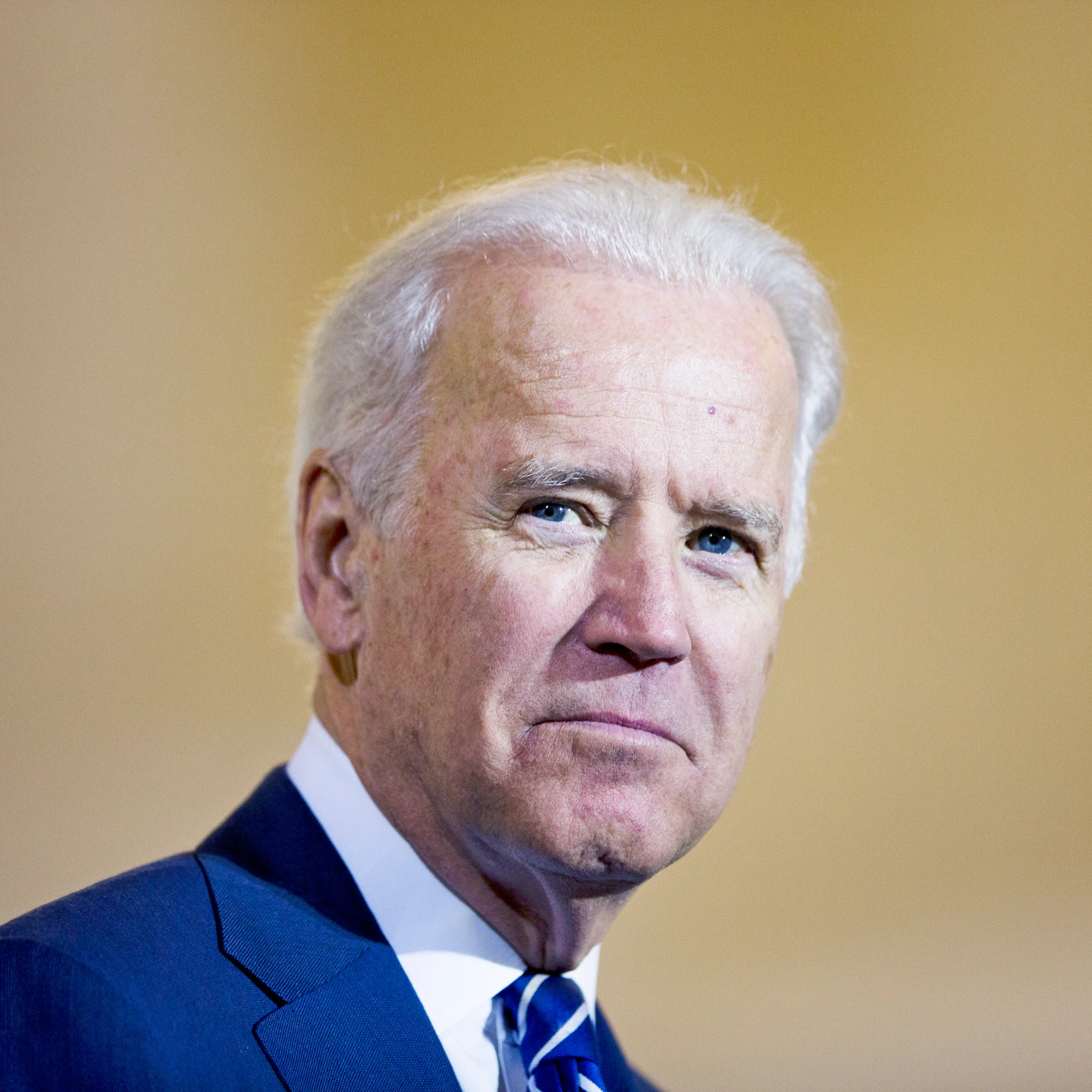 Vice President Joe Biden listens to remarks at a news conference on Feb. 6, 2014, at 30th Street Station in Philadelphia.