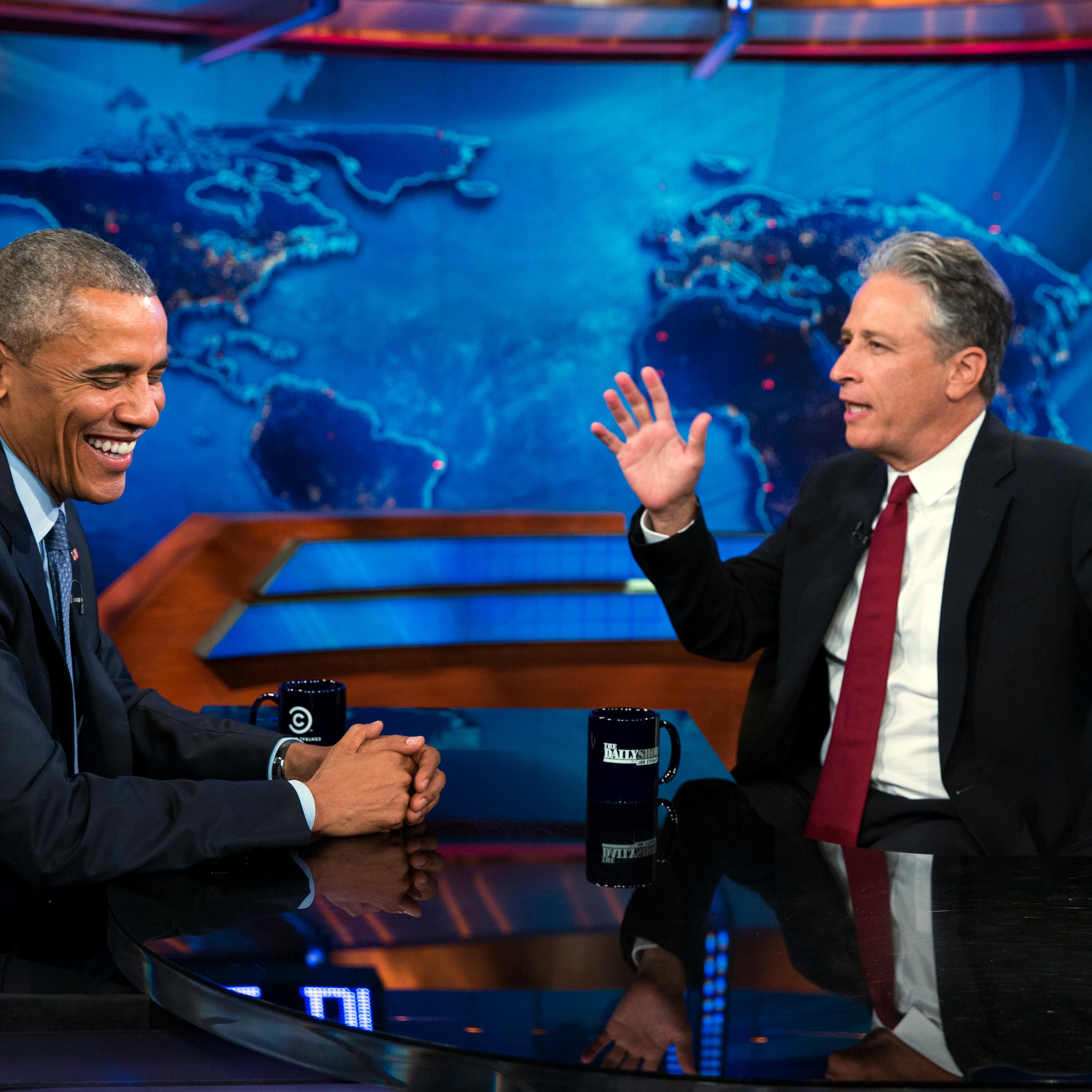 Barack Obama, Jon Stewart