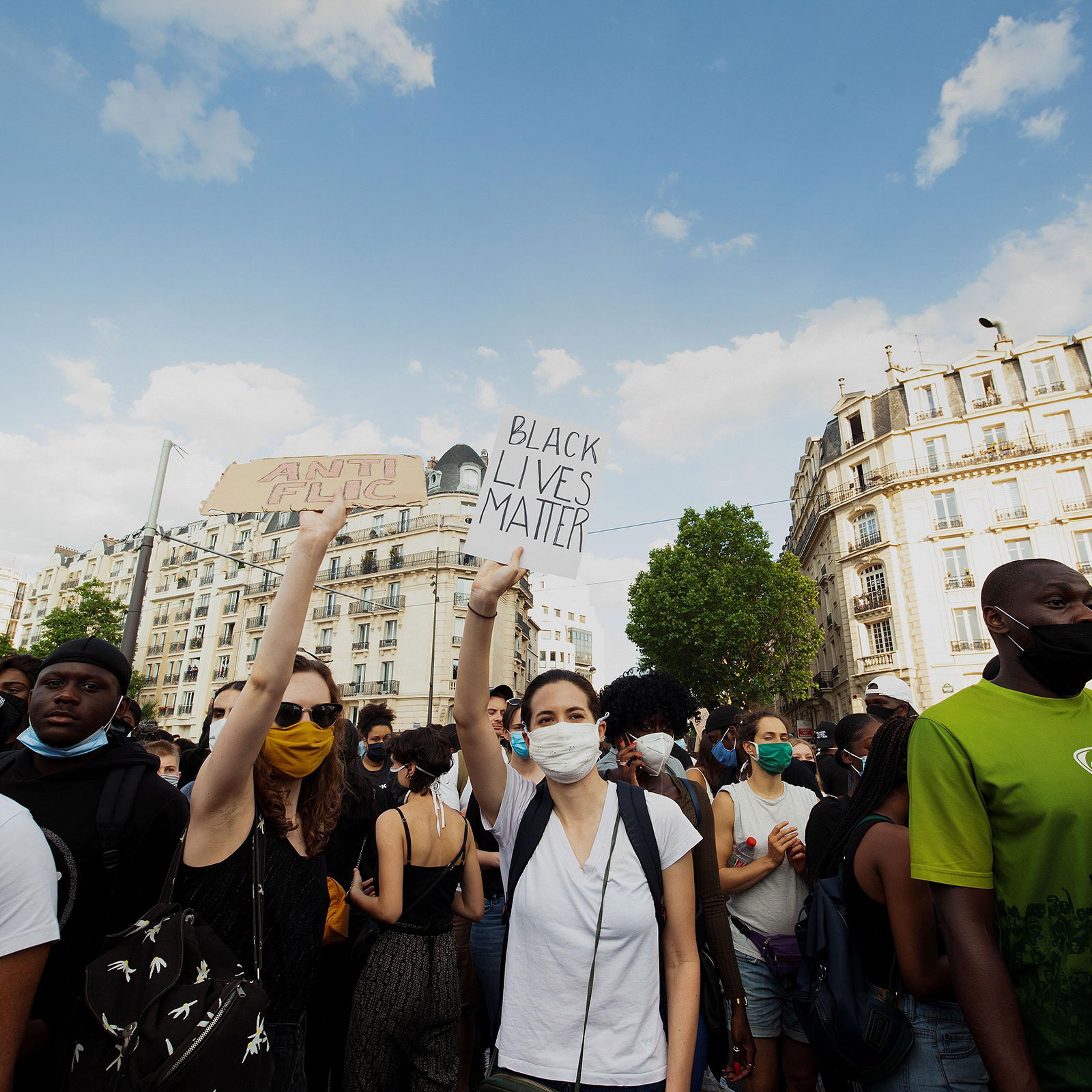 FRANCE-US-DEMO-POLICE-POLITICS-RACE