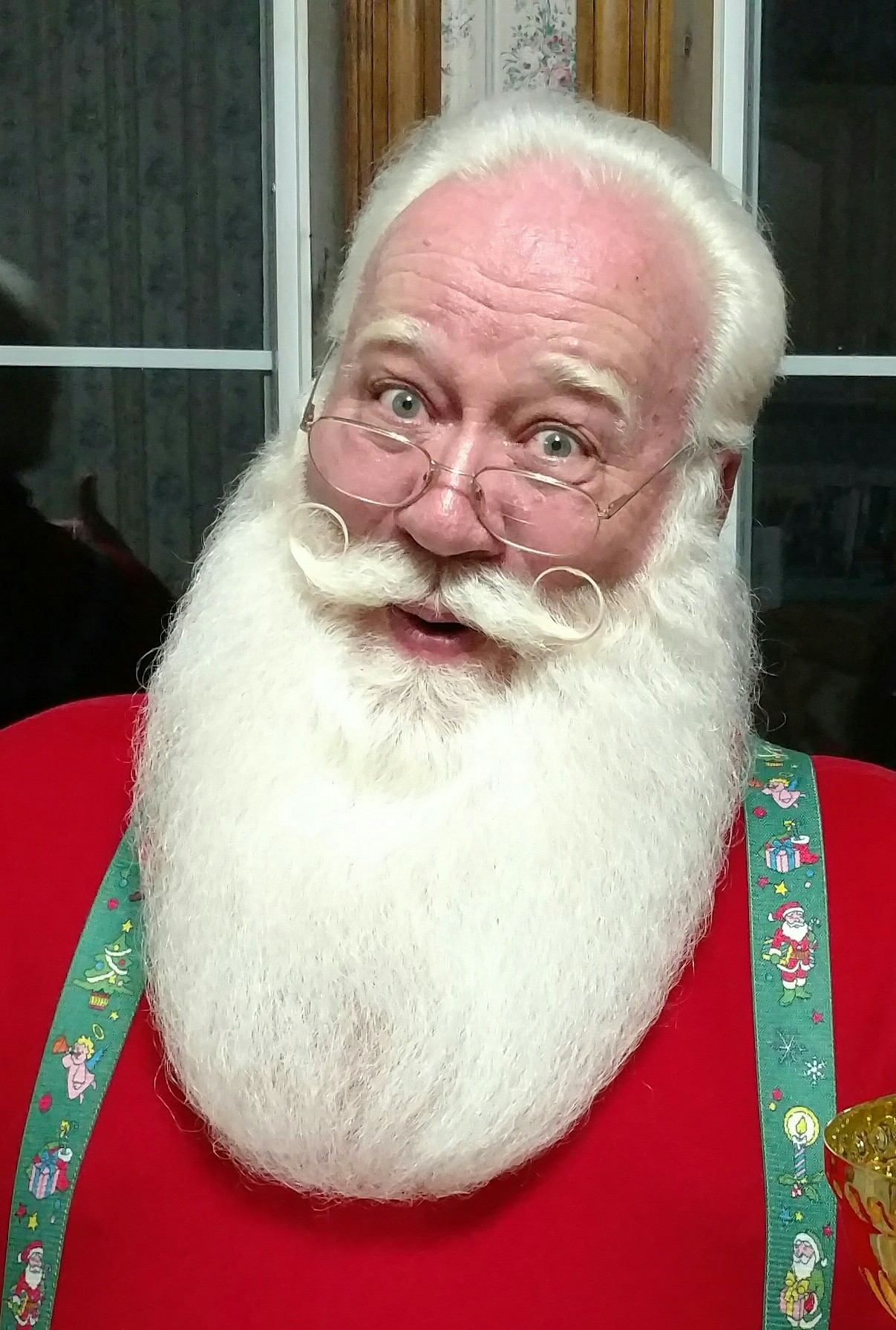 Eric Schmitt-Matzen, who plays Santa Claus, went viral this week for his story about a terminally ill boy dying in his arms.