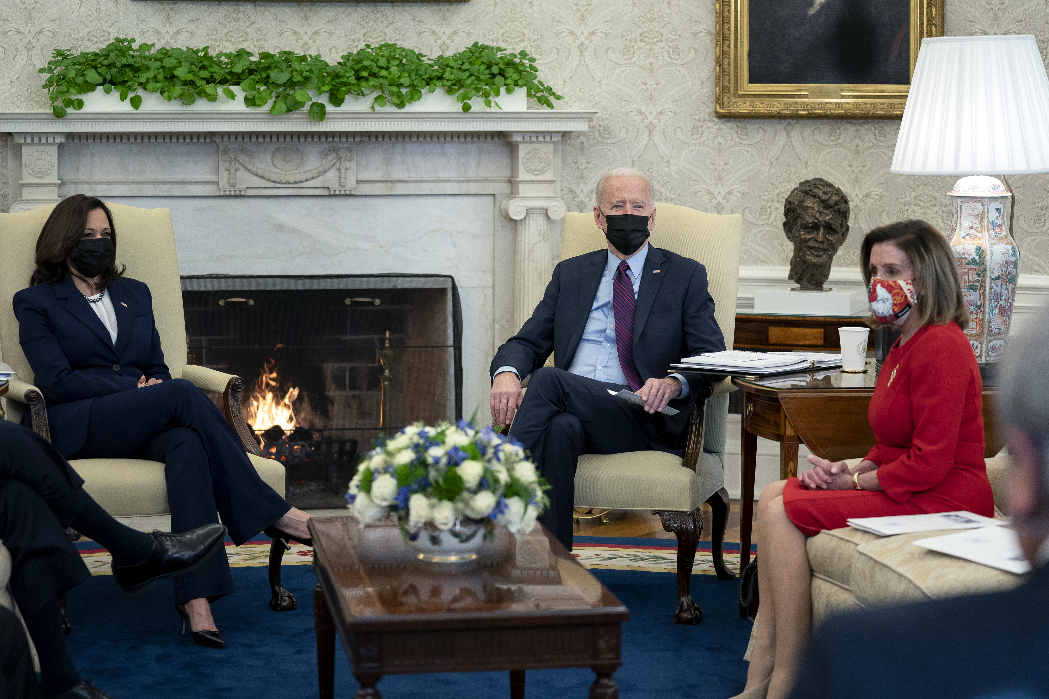 President Biden Meets With House Democratic Leaders About Covid-19 Stimulus Relief