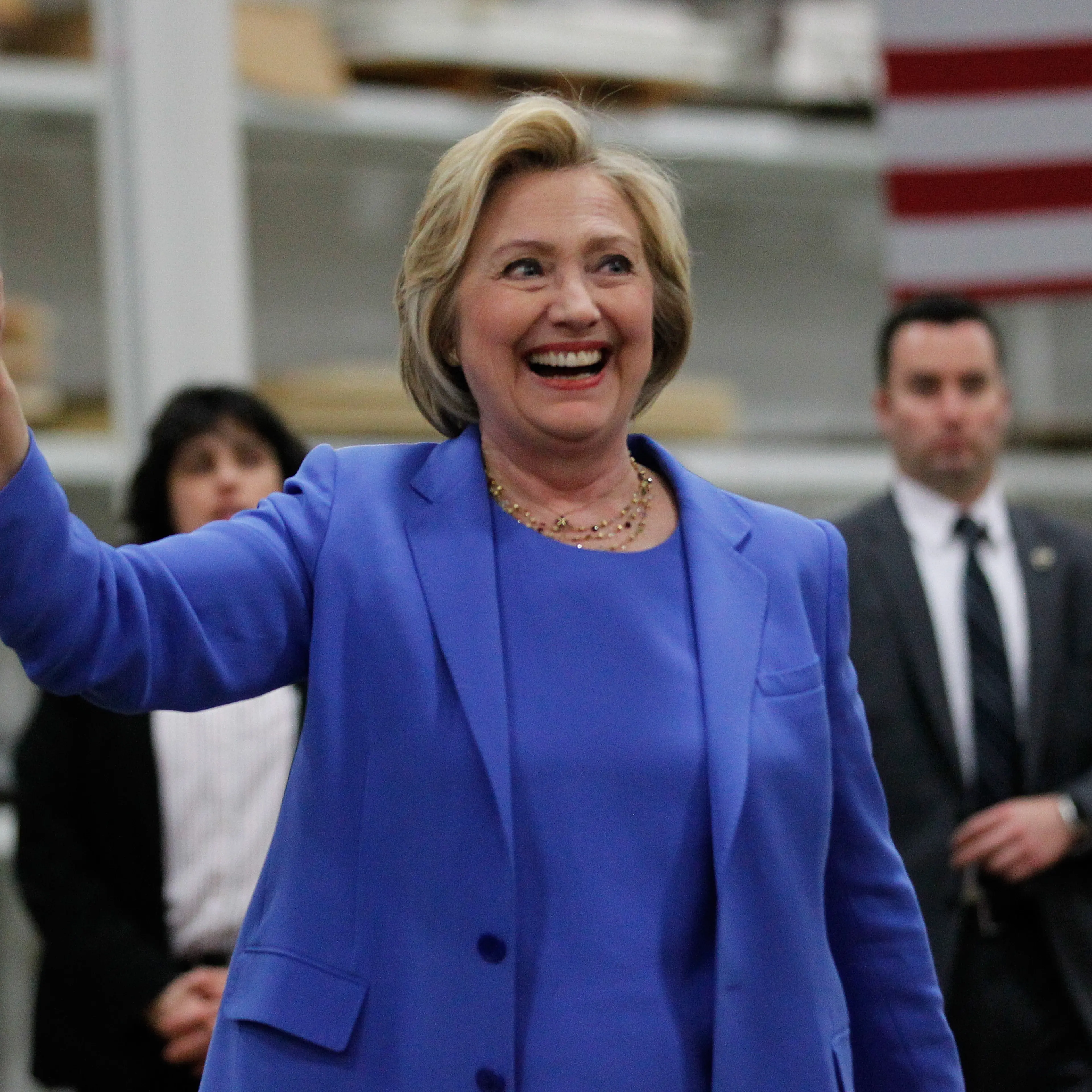 Democratic Presidential Candidate Hillary Clinton Campaigns In Louisville, Kentucky