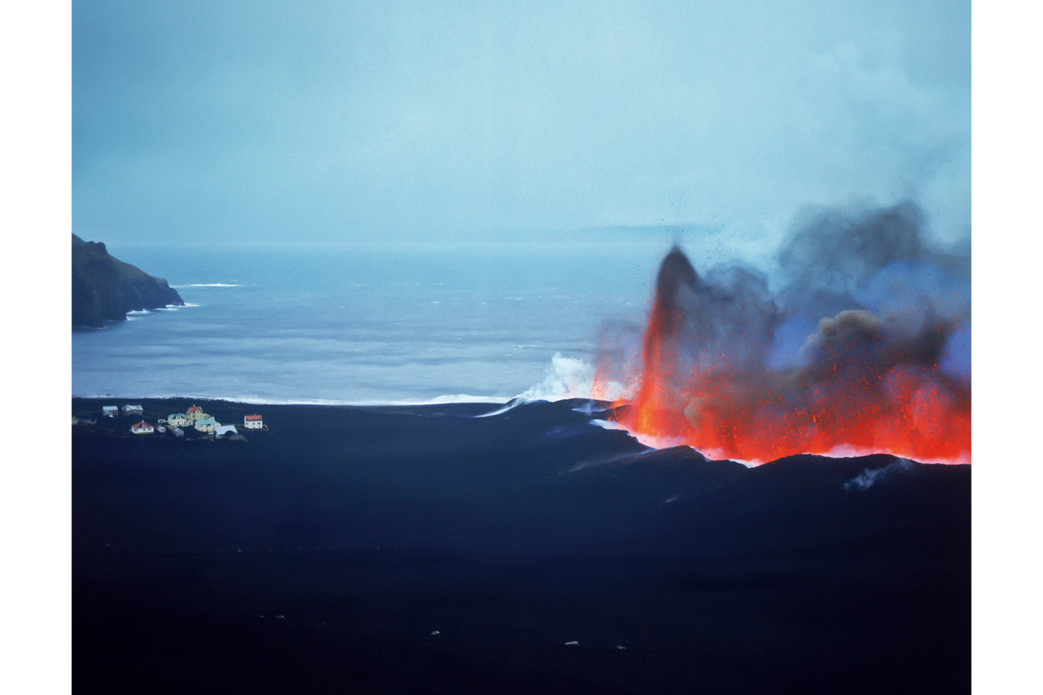 In the early hours of January 23, 1973, the 5000 residents of Heimaey Island awoke to a 1,500m-long wall of fire rising to the east of the town. The island, originally formed by volcanic eruptions, was hastily evacuated within a couple of days. 