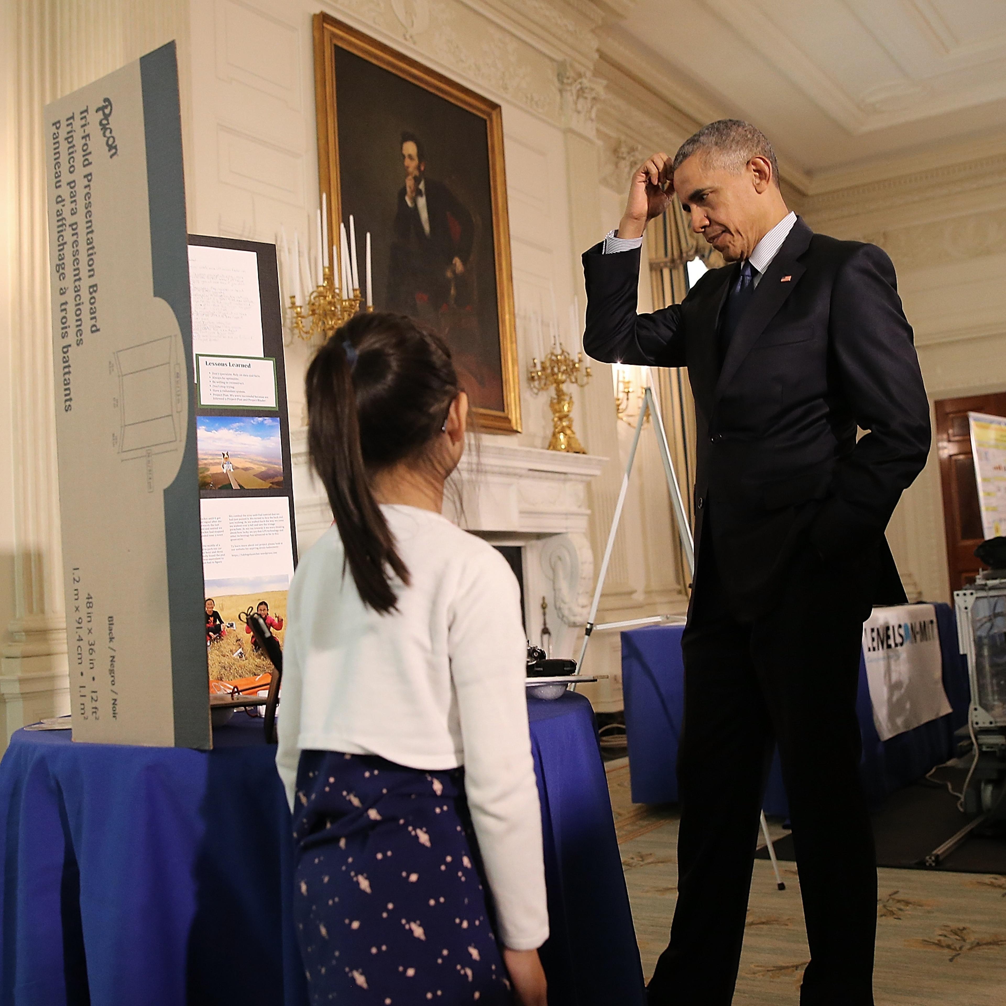 President Obama Attends White House Science Fair