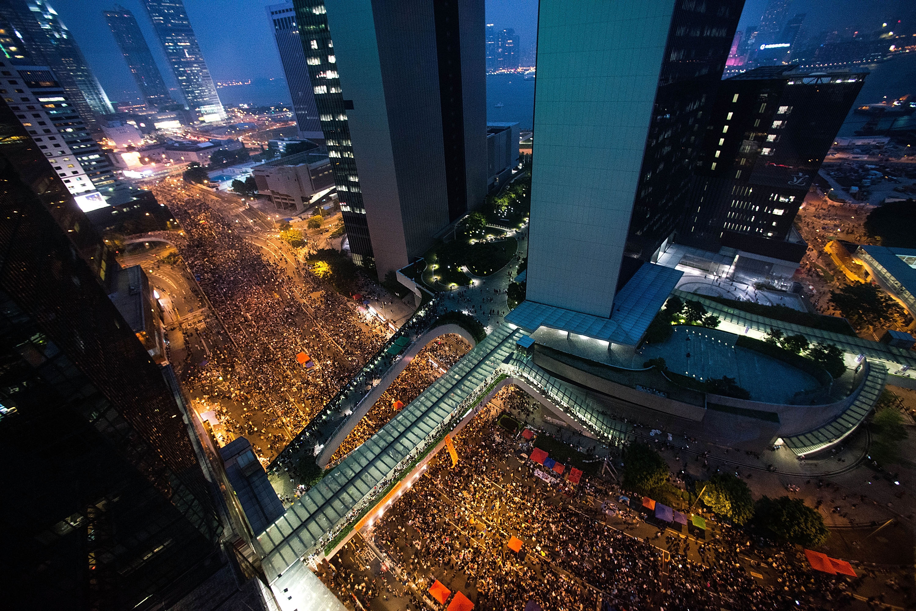 Sit In Protest Continues In Hong Kong Despite Chief Executive's Calls To Withdraw