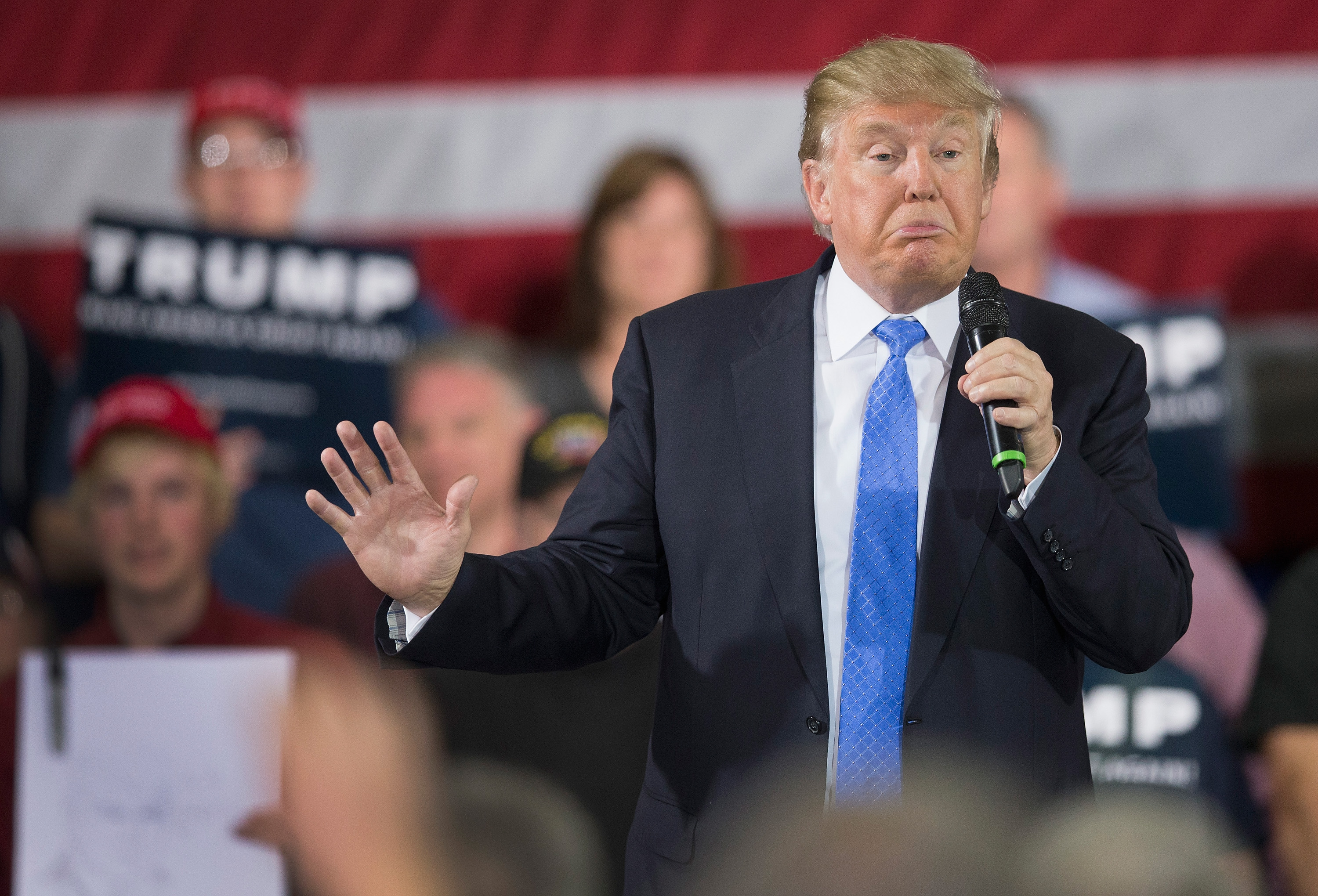Donald Trump Campaigns In Wisconsin