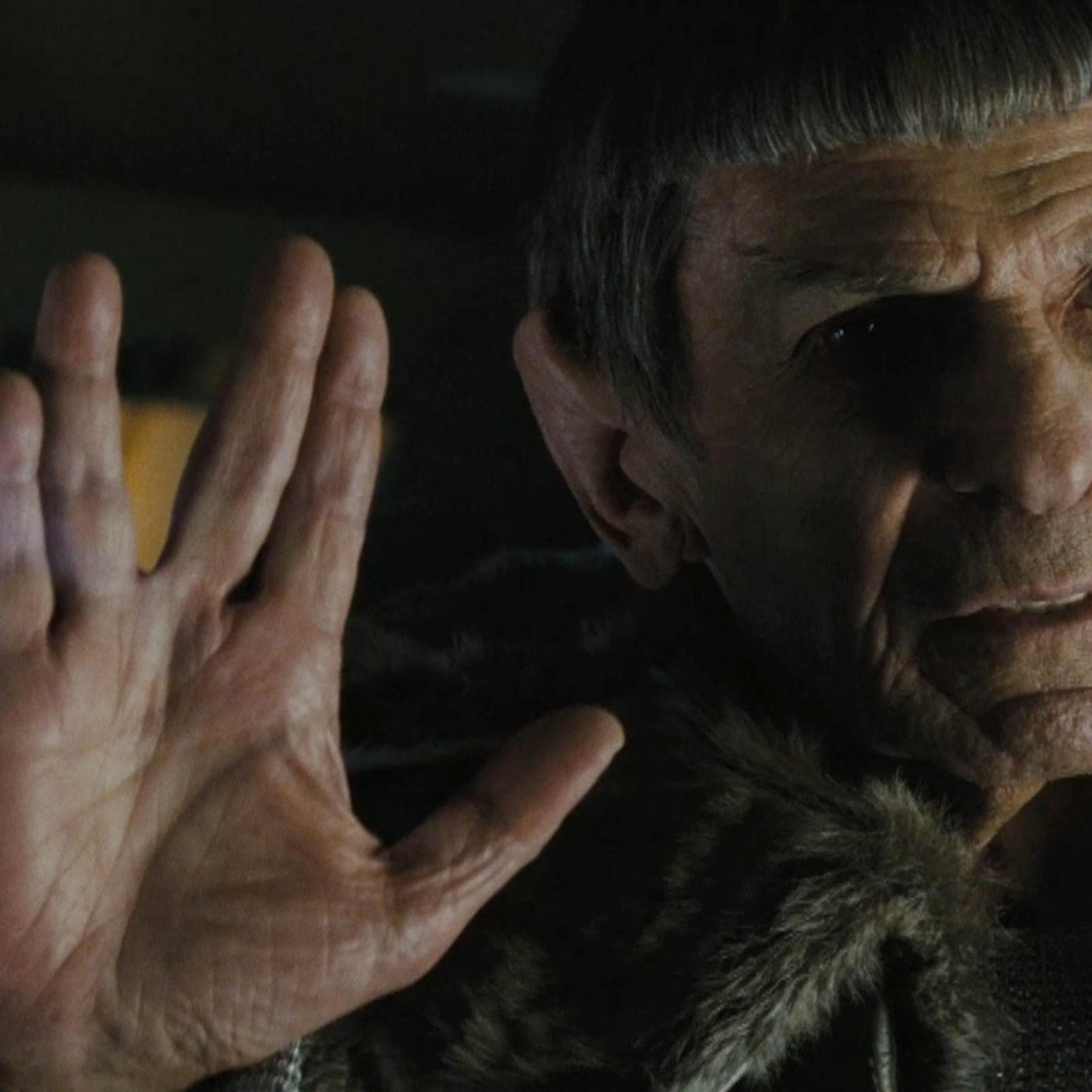 Leonard Nimoy guest stars as Mr. Spock in <i>Star Trek</i> in 2009.