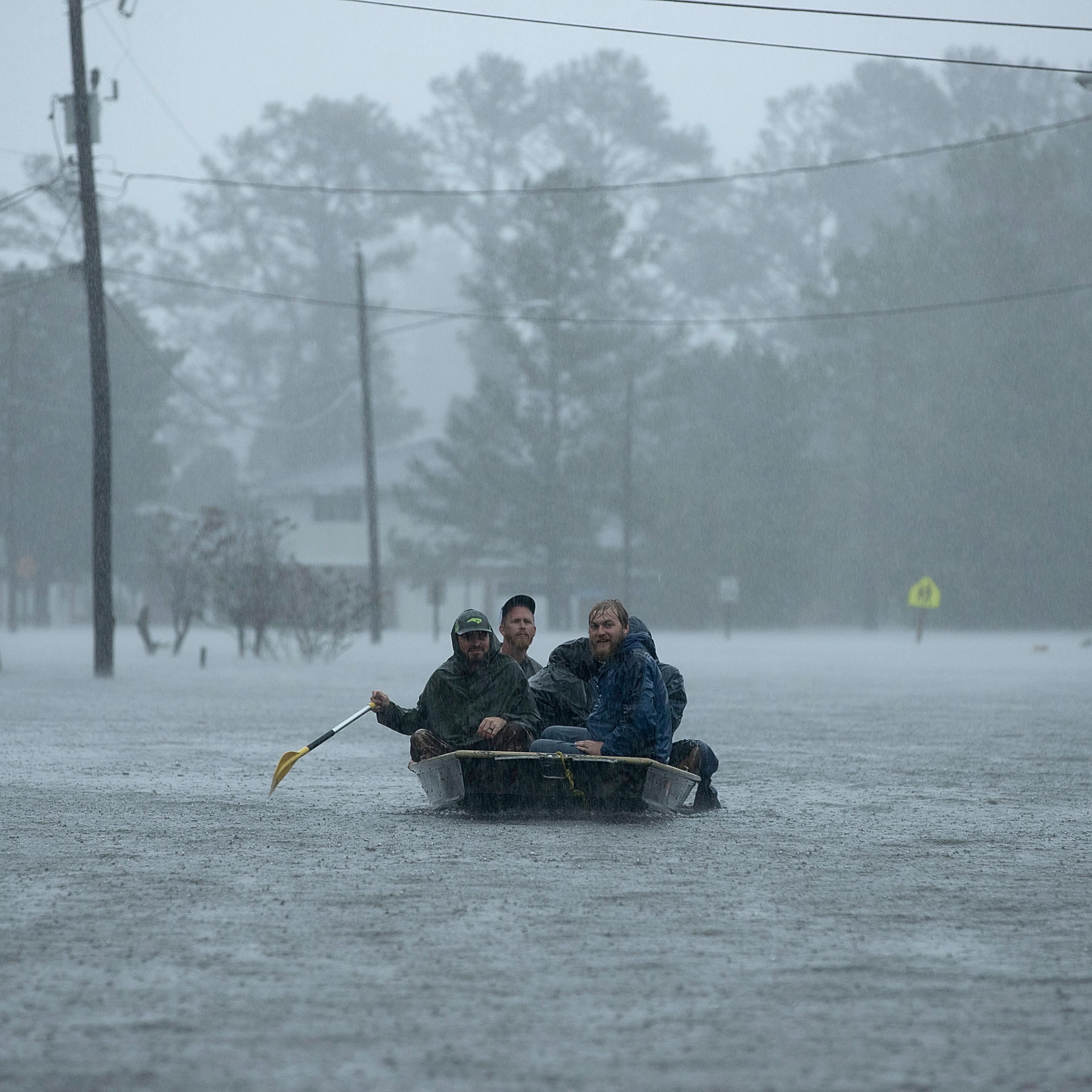 Hurricane Florence Slams Into Coast Of Carolinas