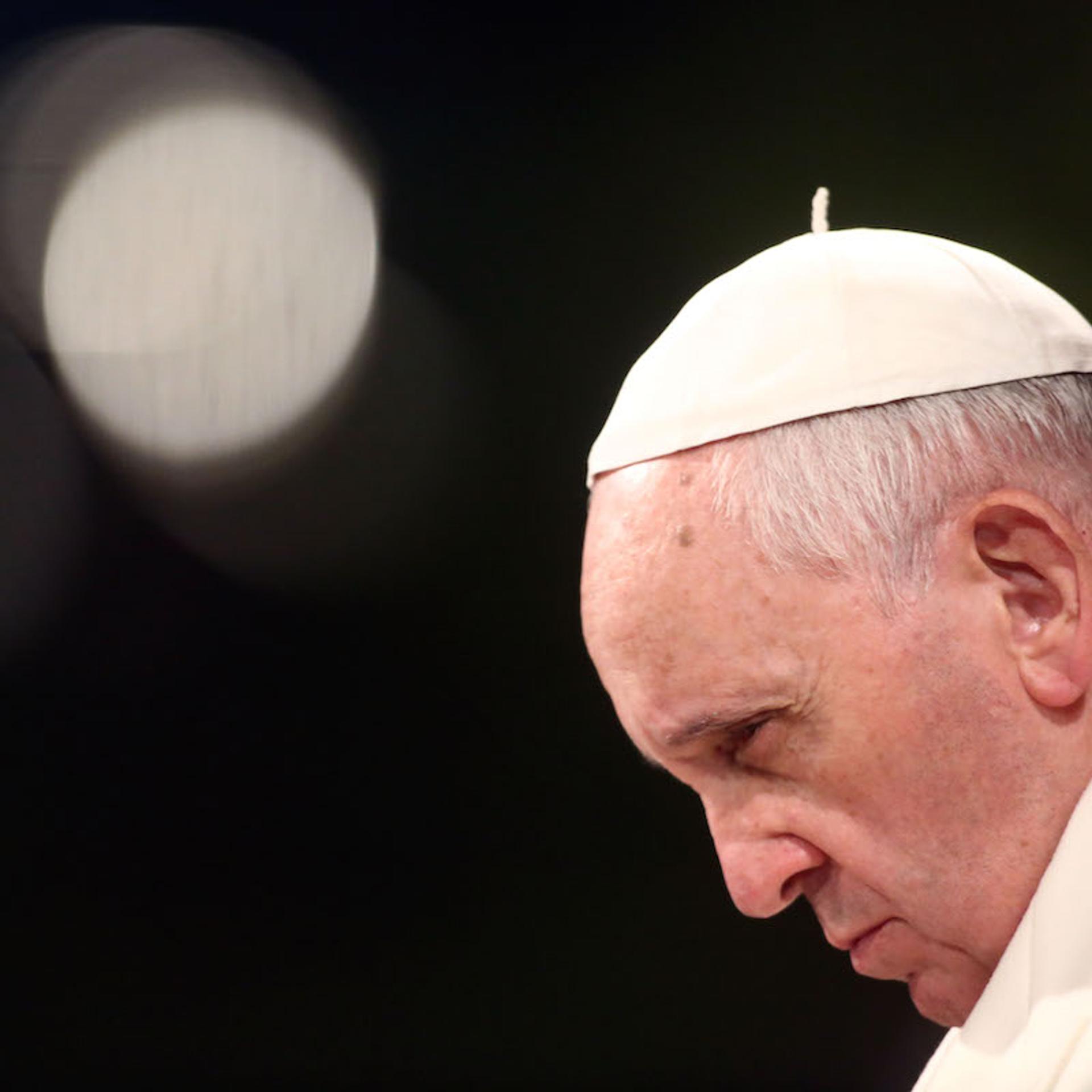 Pope Francis in Rome on April 18, 2014.
