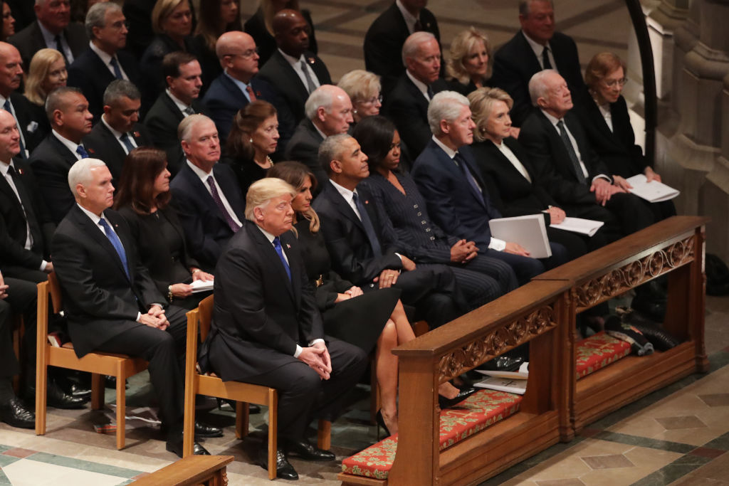 State Funeral Held For George H.W. Bush At The Washington National Cathedral