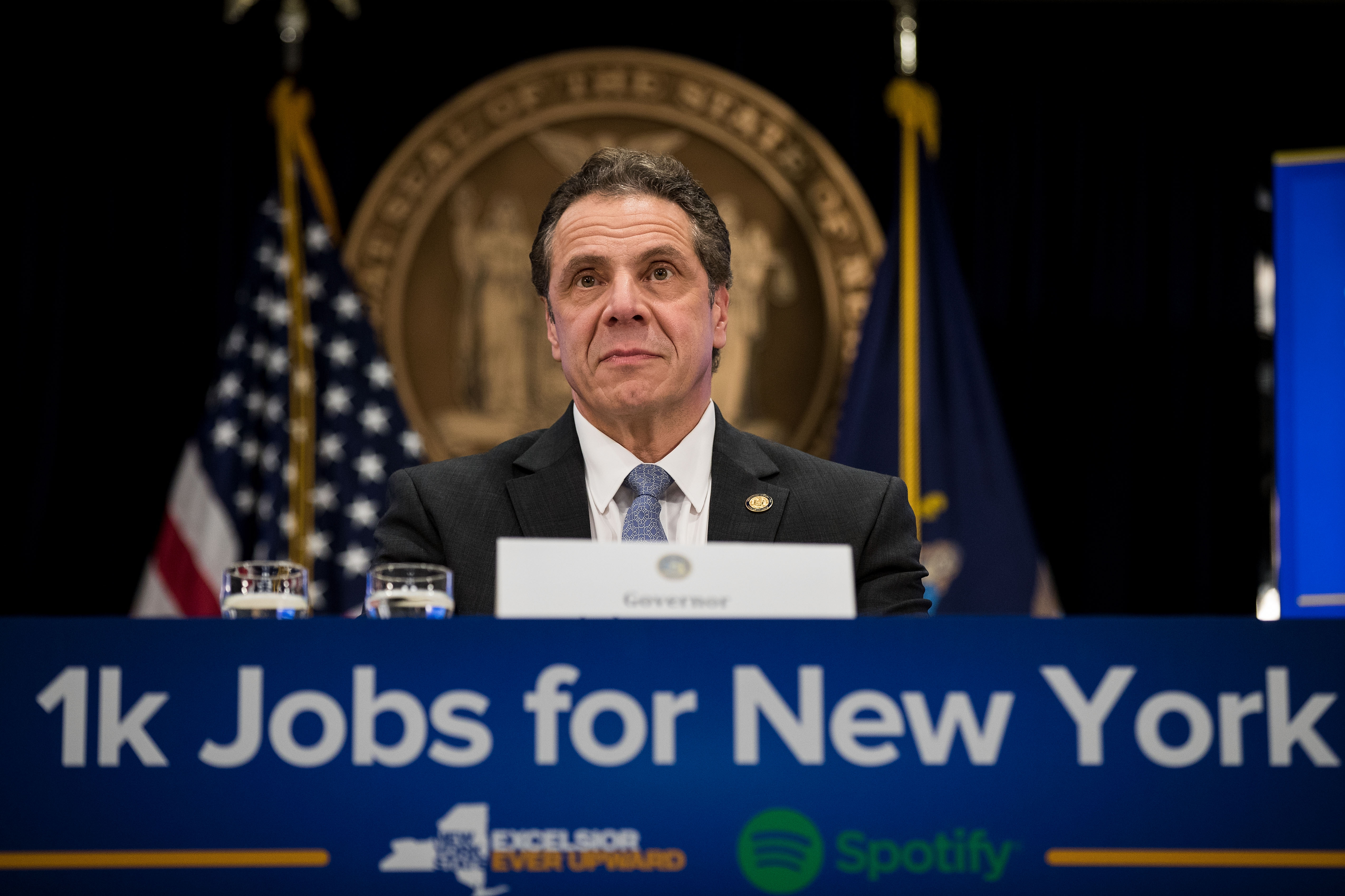 New York Governor Cuomo Makes Announces That Spotify Will Add 1,000 Jobs In NYC