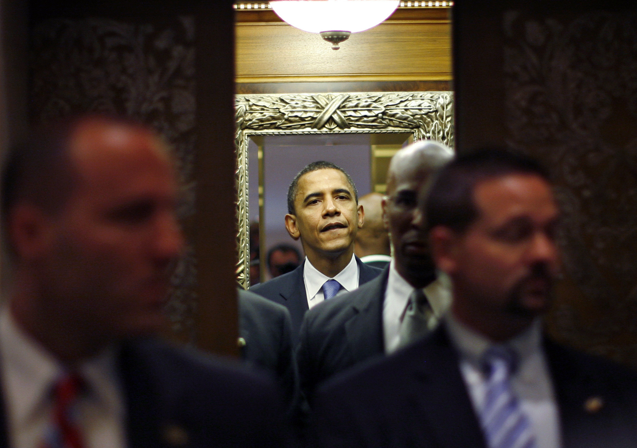 Barack Obama Elevator