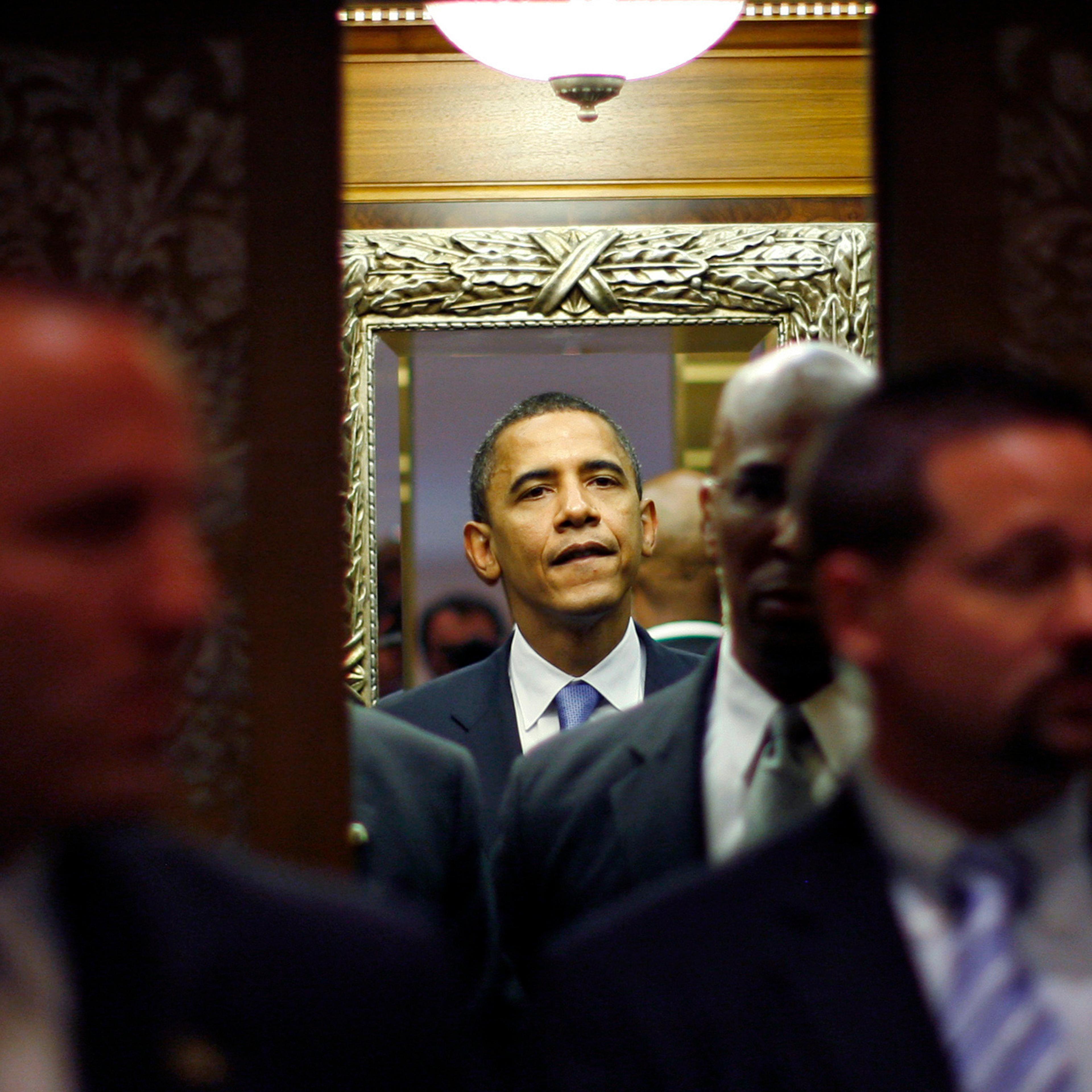 Barack Obama Elevator