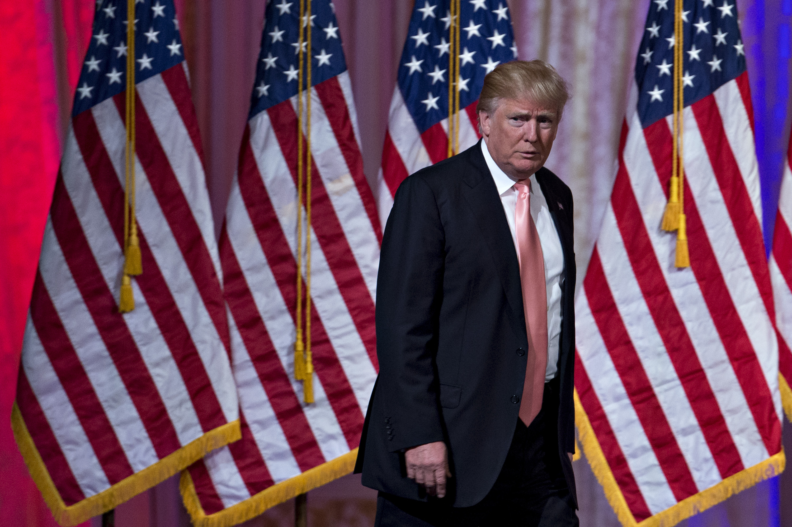 Presidential Candidate Donald Trump Holds Election Night News Conference