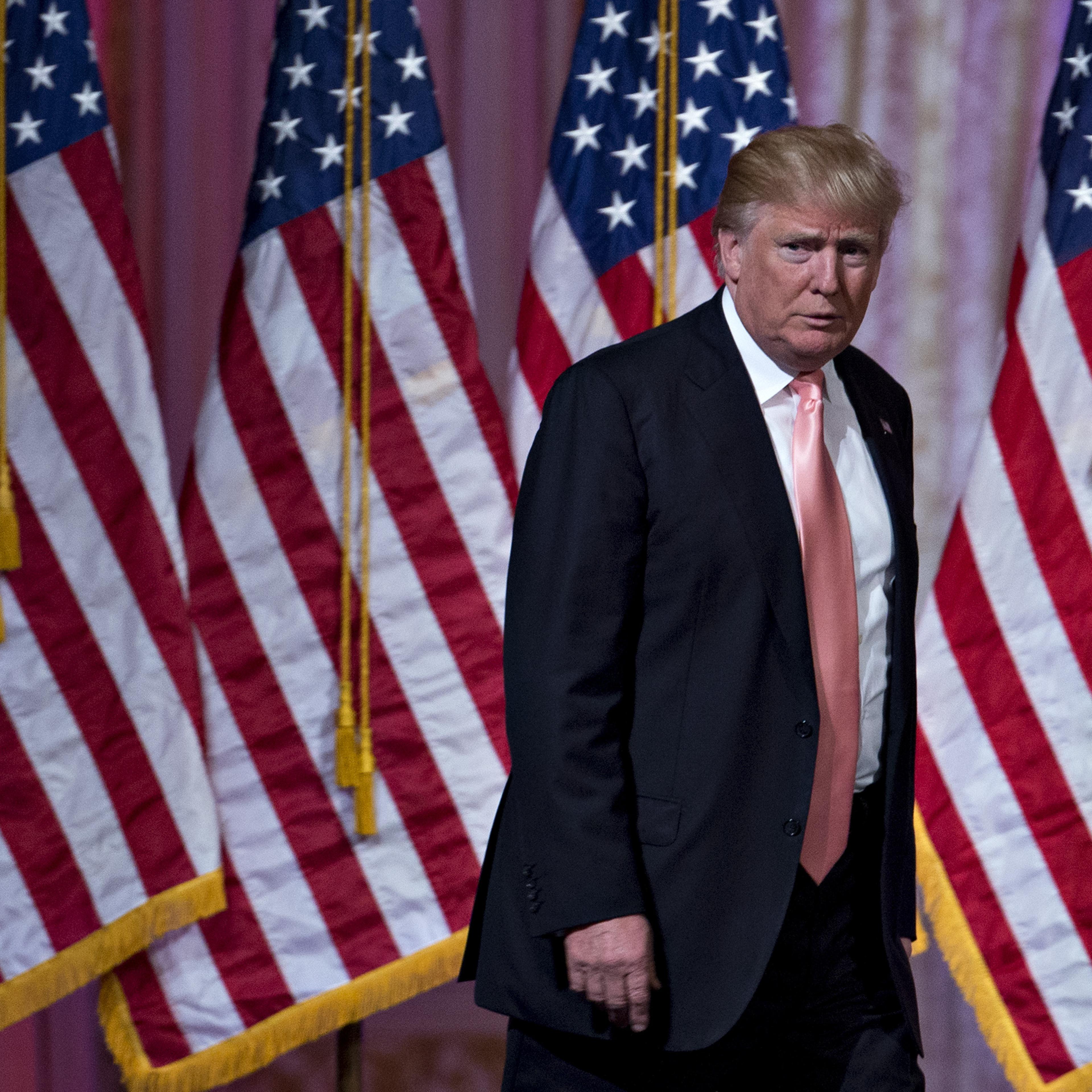 Presidential Candidate Donald Trump Holds Election Night News Conference
