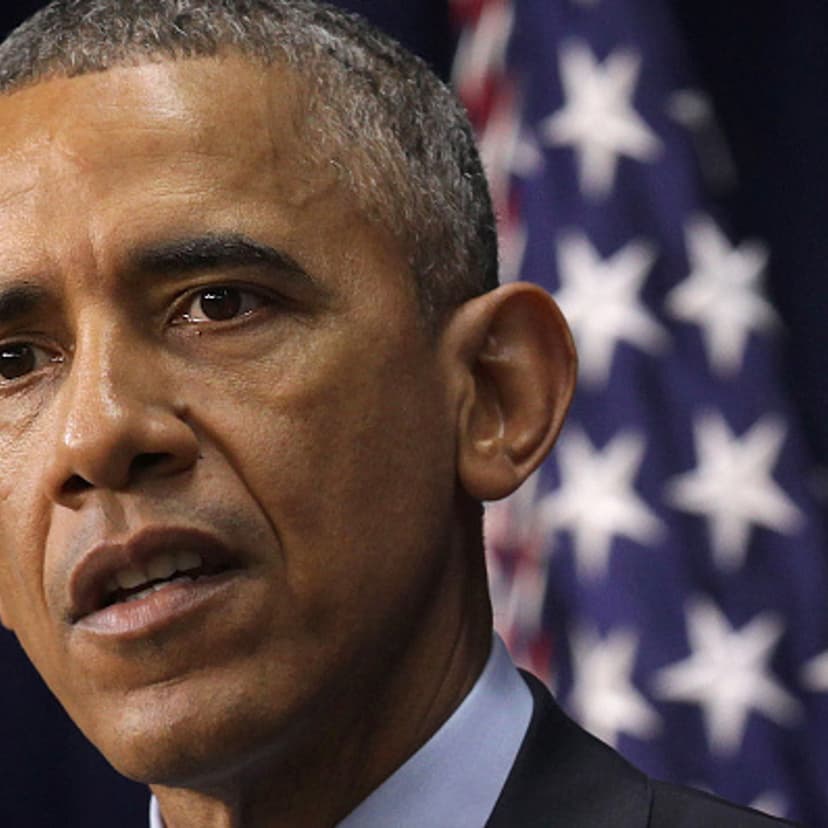 U.S. President Barack Obama speaks during an event at the South Court Auditorium of the Eisenhower Executive Office Building August 6, 2015 in Washington, DC.