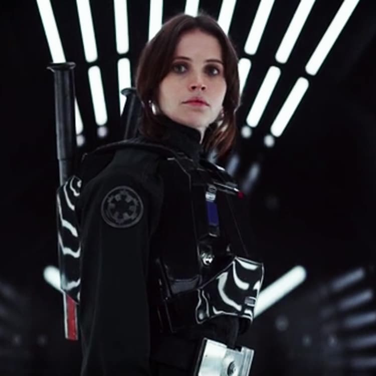 Felicity Jones in Rogue One: A Star Wars Story