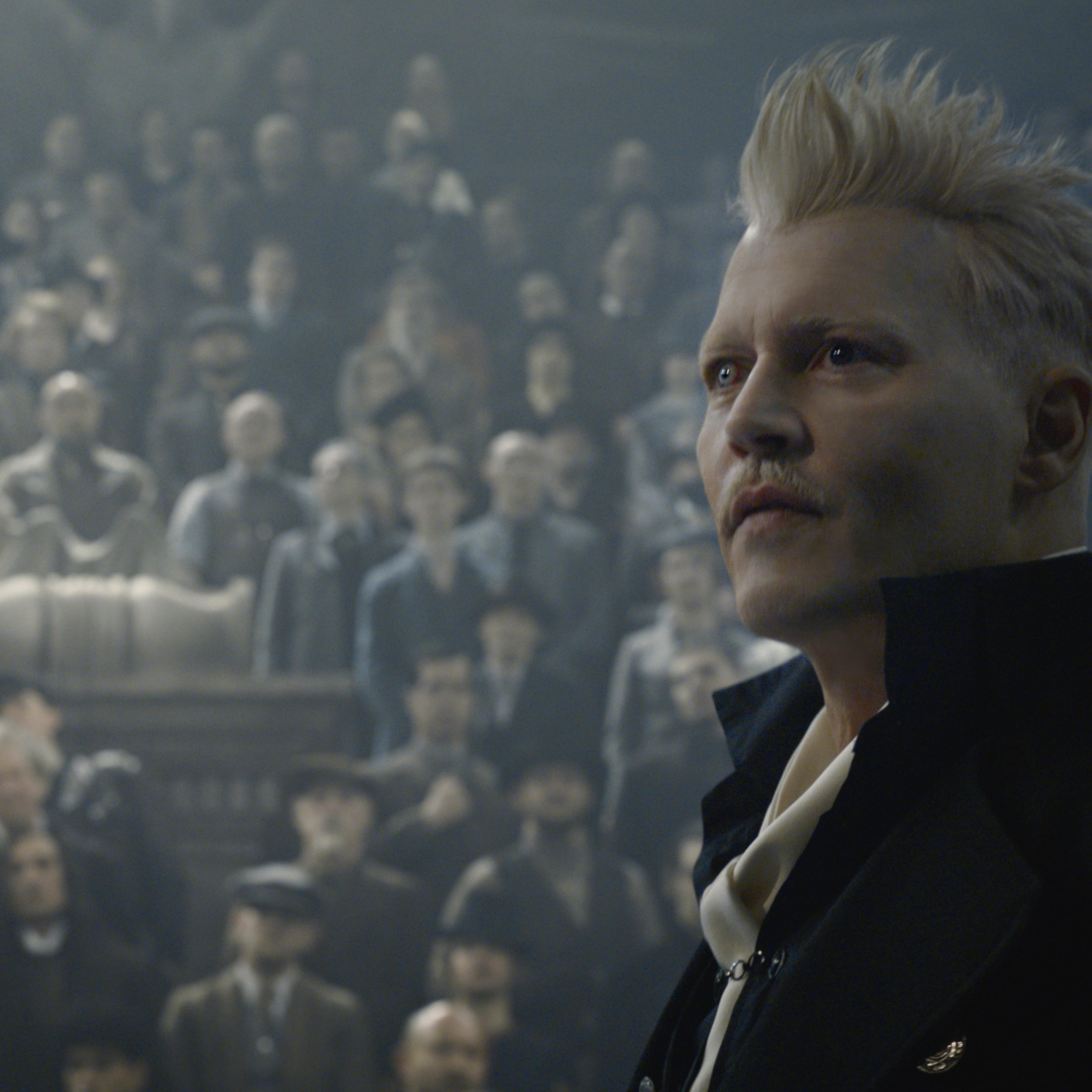 Johnny Depp in <i>Fantastic Beasts: The Crimes of Grindelwald</i>