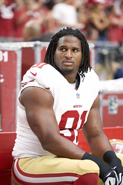 Ray McDonald at a game between San Francisco 49ers and Arizona Cardinals at University of Phoenix Stadium on Sep. 21, 2014.