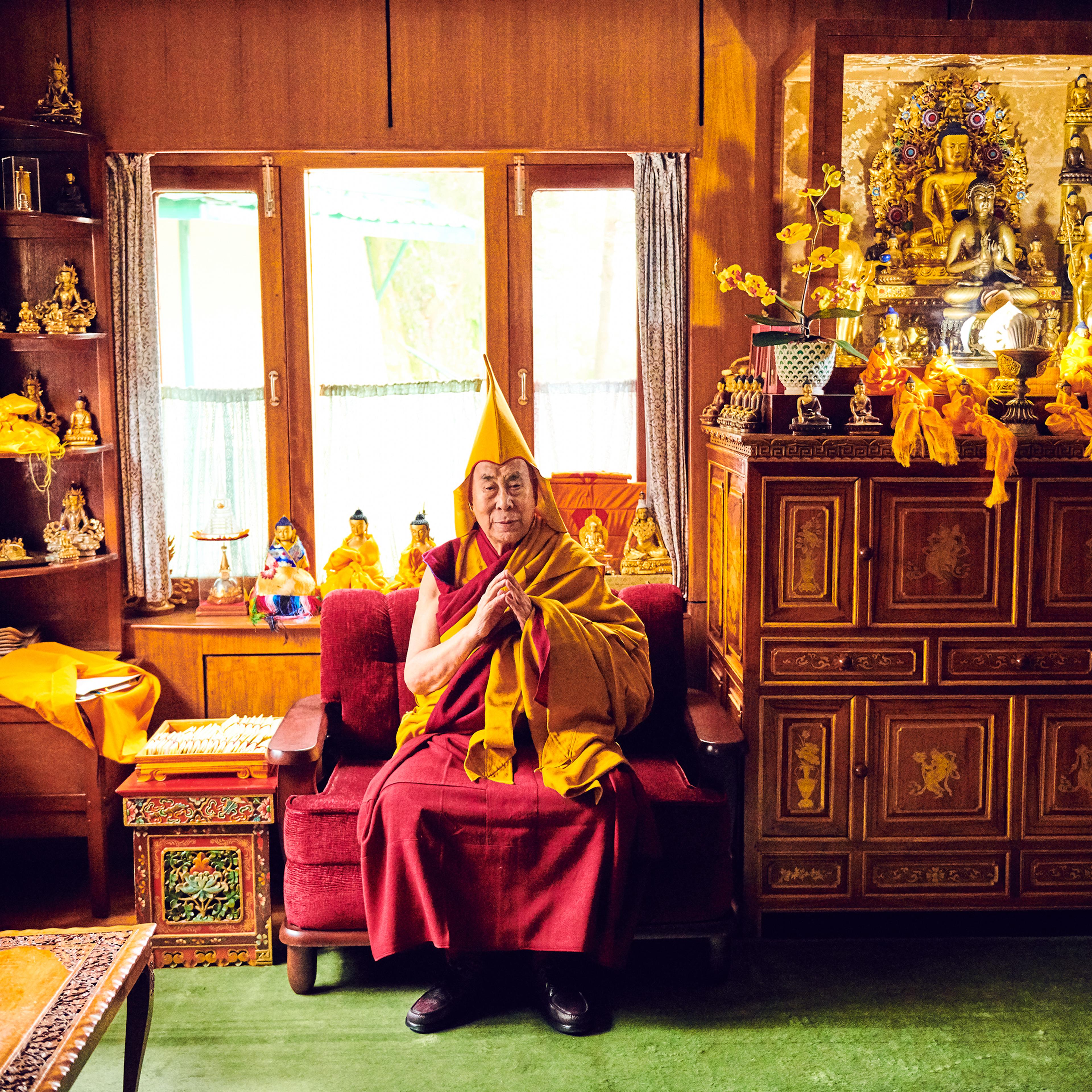 The Dalai Lama in Dharamsala in February.