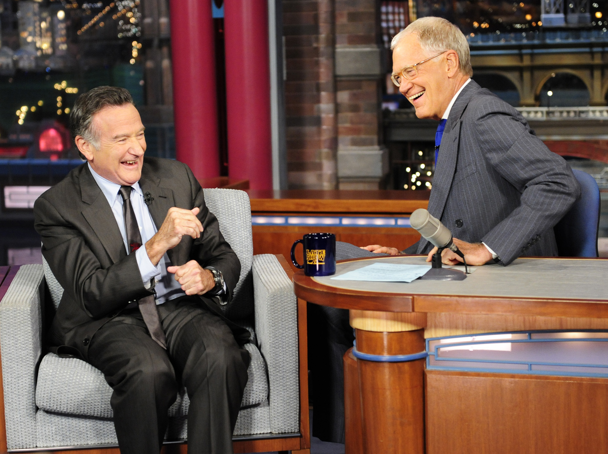 David Letterman remembers the late Robin Williams on Late Show.