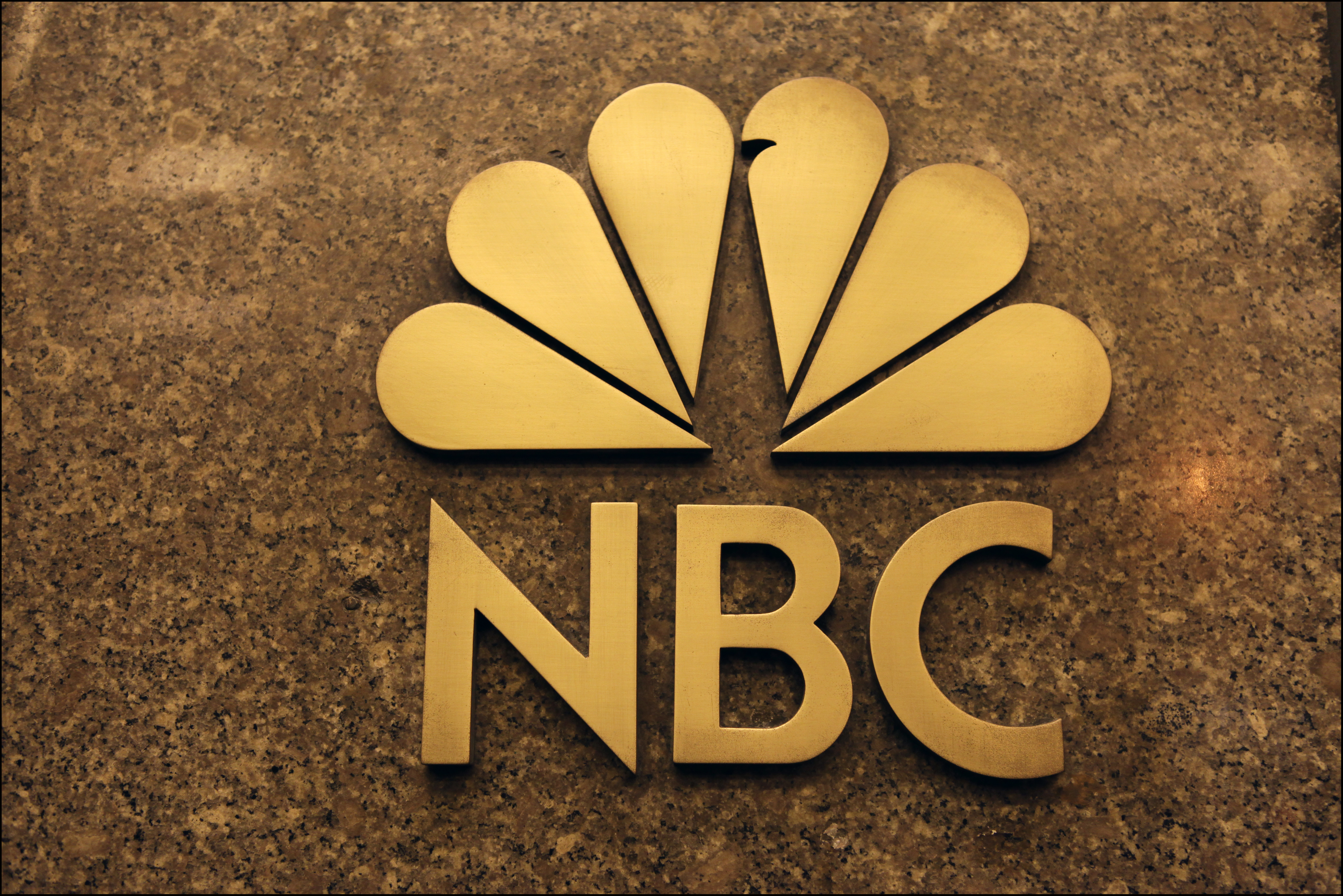 NBC Logo At Entrance Of GE Building